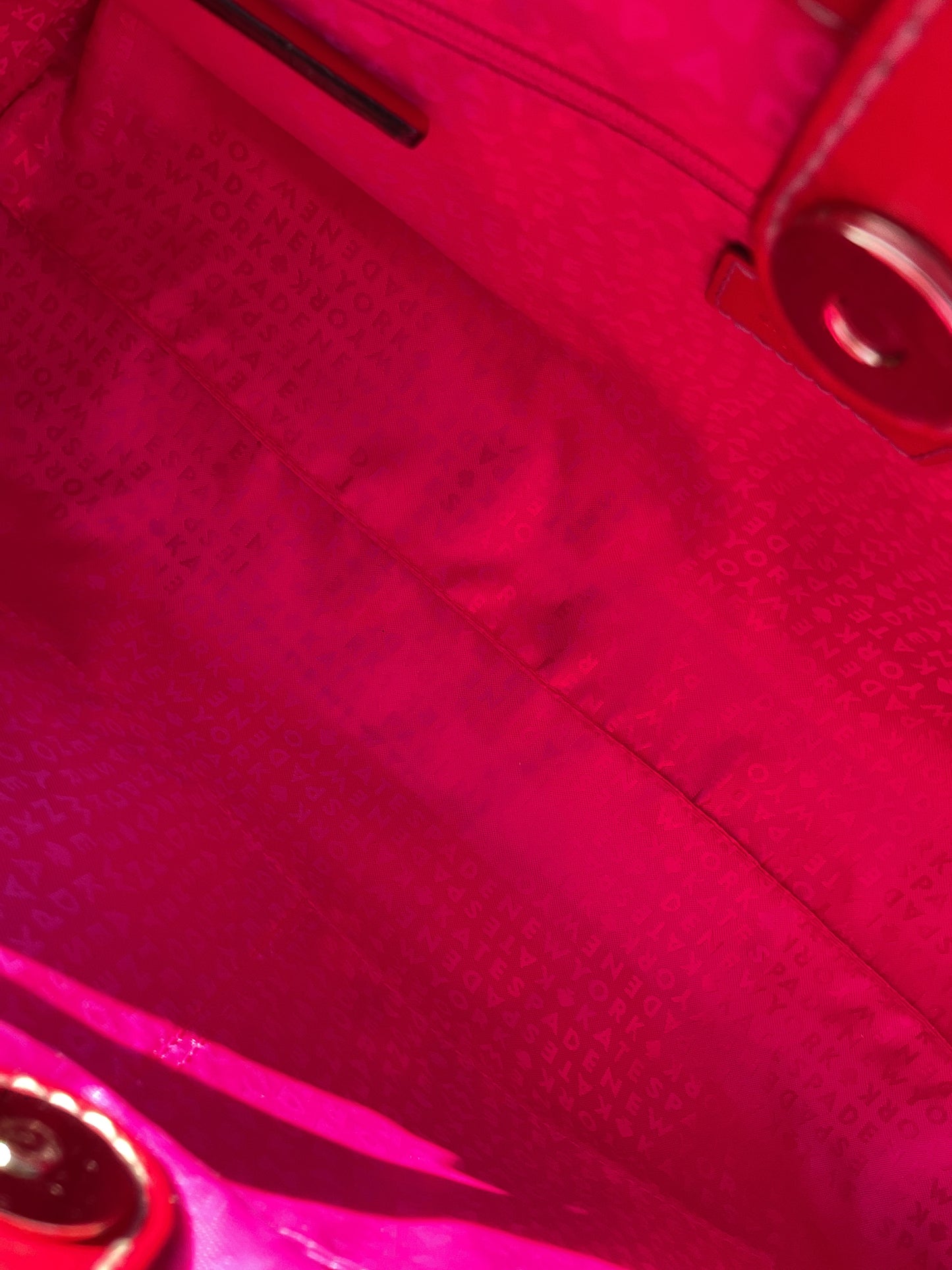 Handbag Designer By Kate Spade In Red, Size:Large