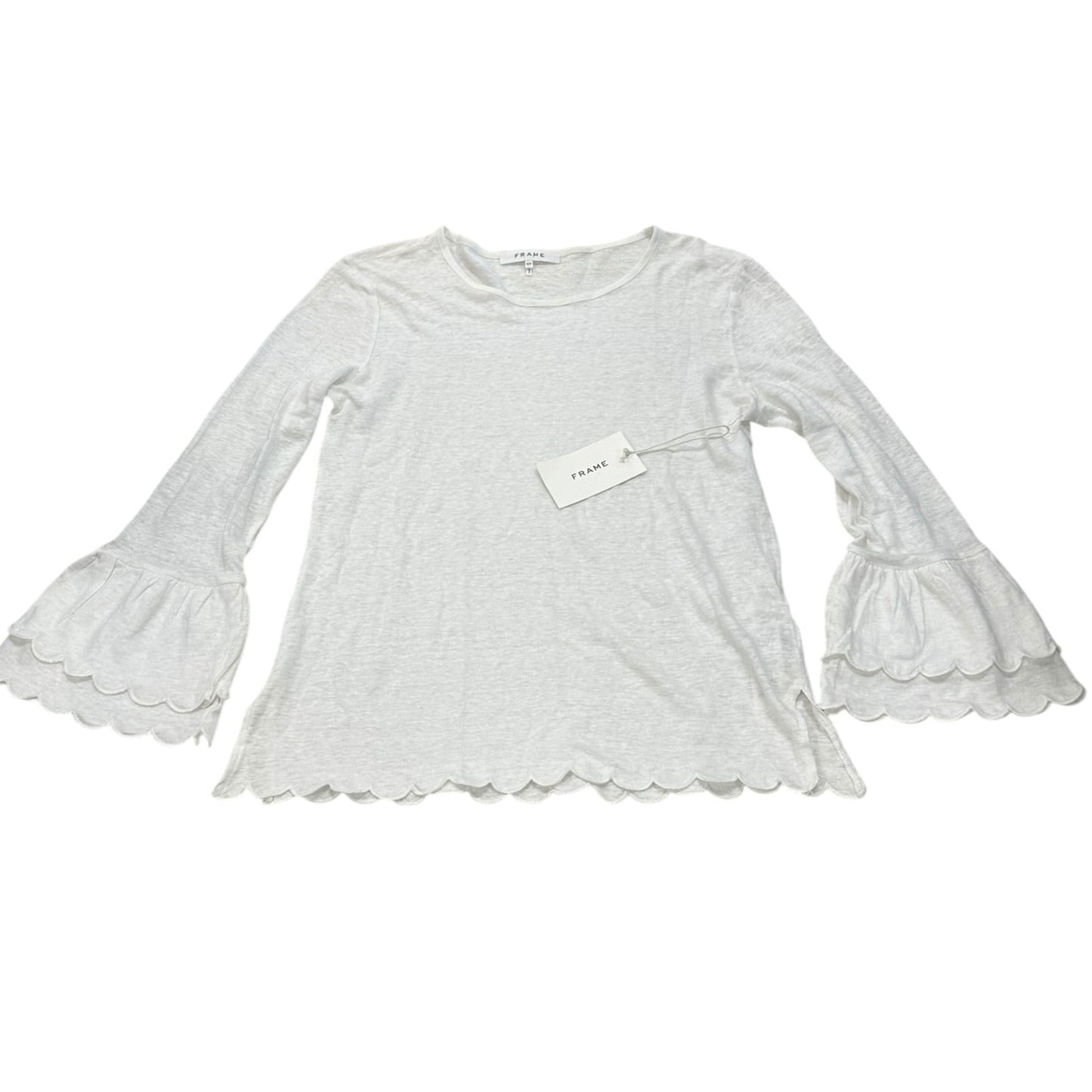 Top Ls By Frame In White, Size:S