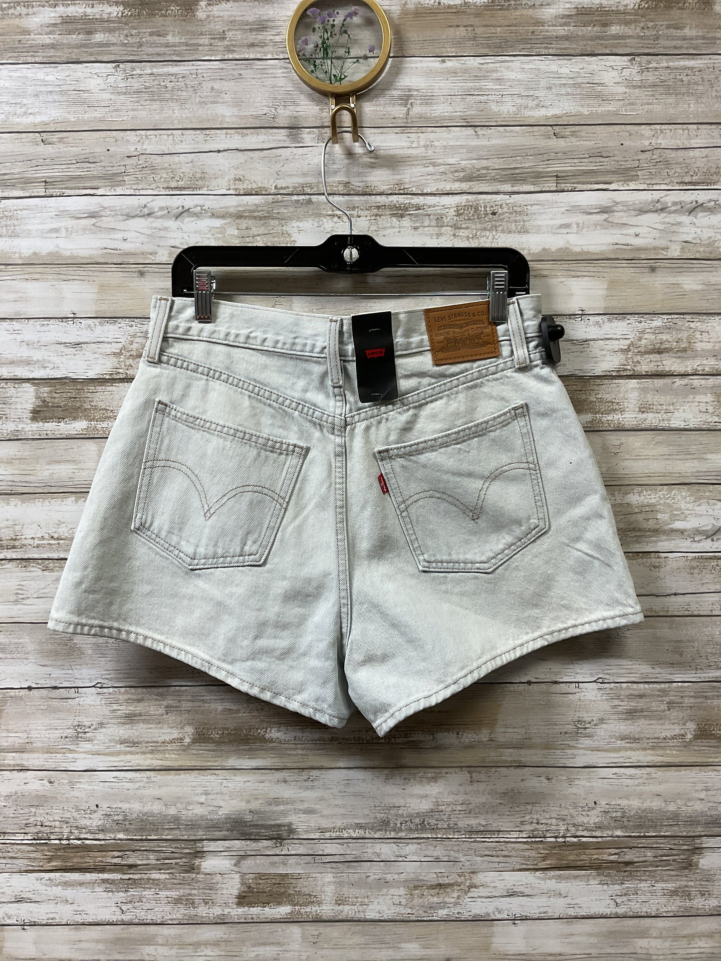 Shorts By Levis In Blue Denim, Size:8