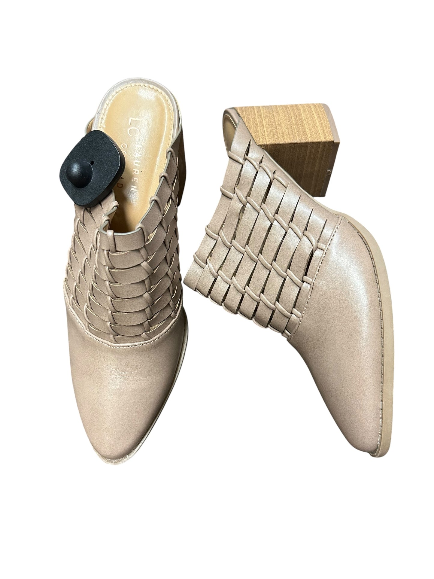 Shoes Heels Block By Lc Lauren Conrad In Taupe, Size:8.5