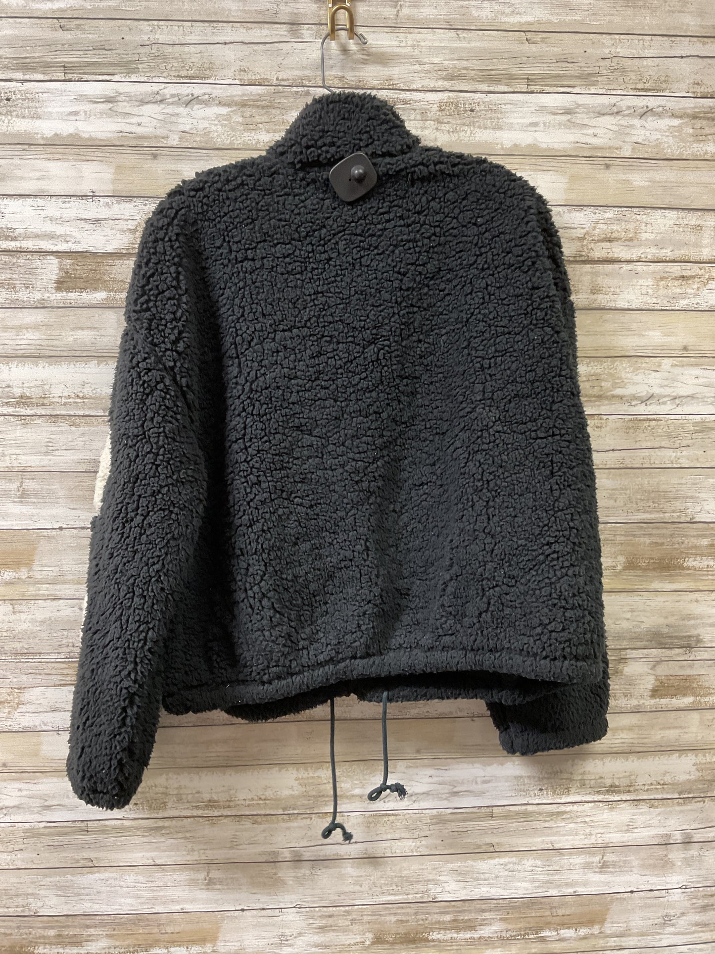 Jacket Faux Fur & Sherpa By Pacsun In Black, Size:L