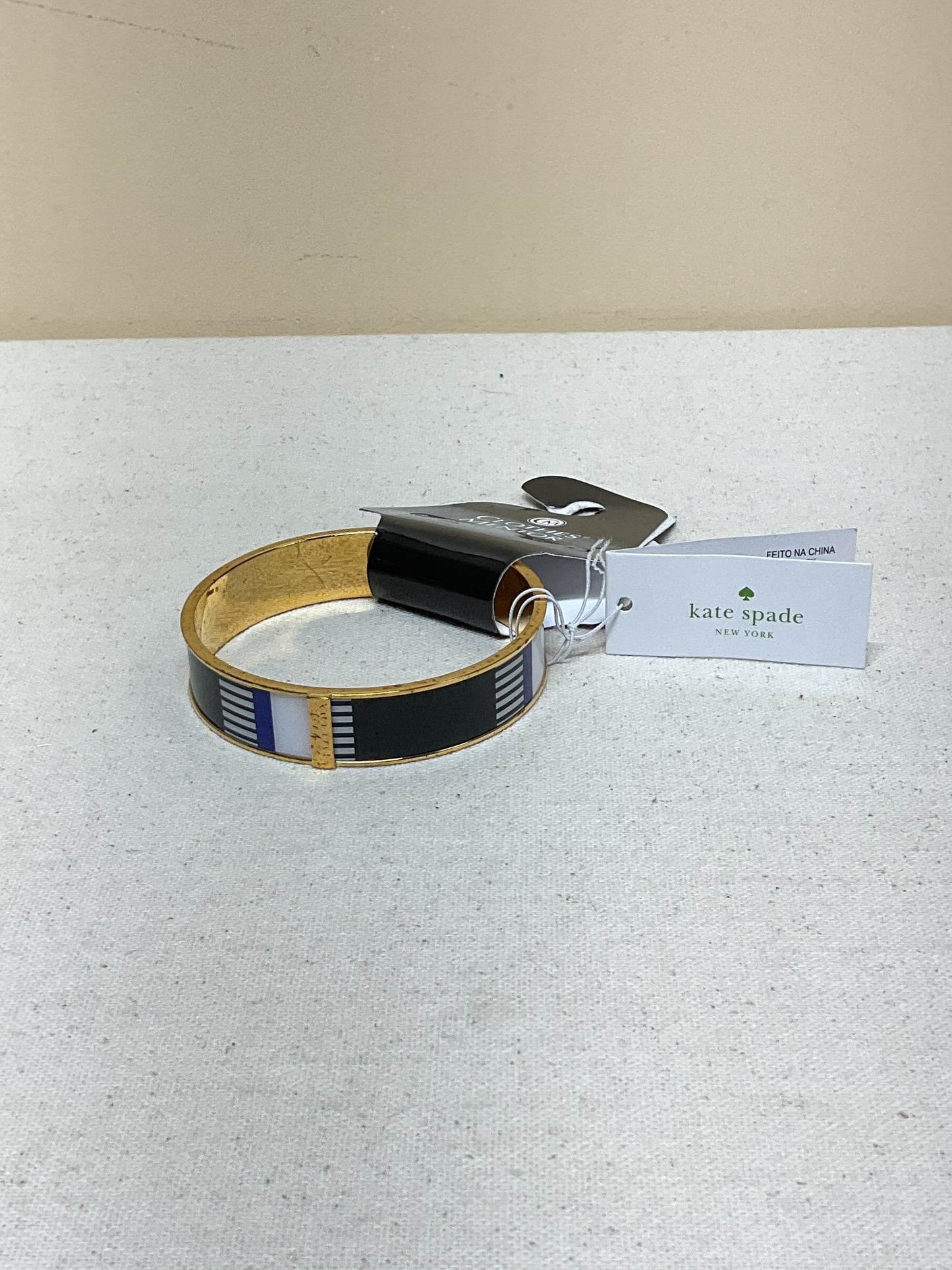 Bracelet Designer By Kate Spade In Black & Blue