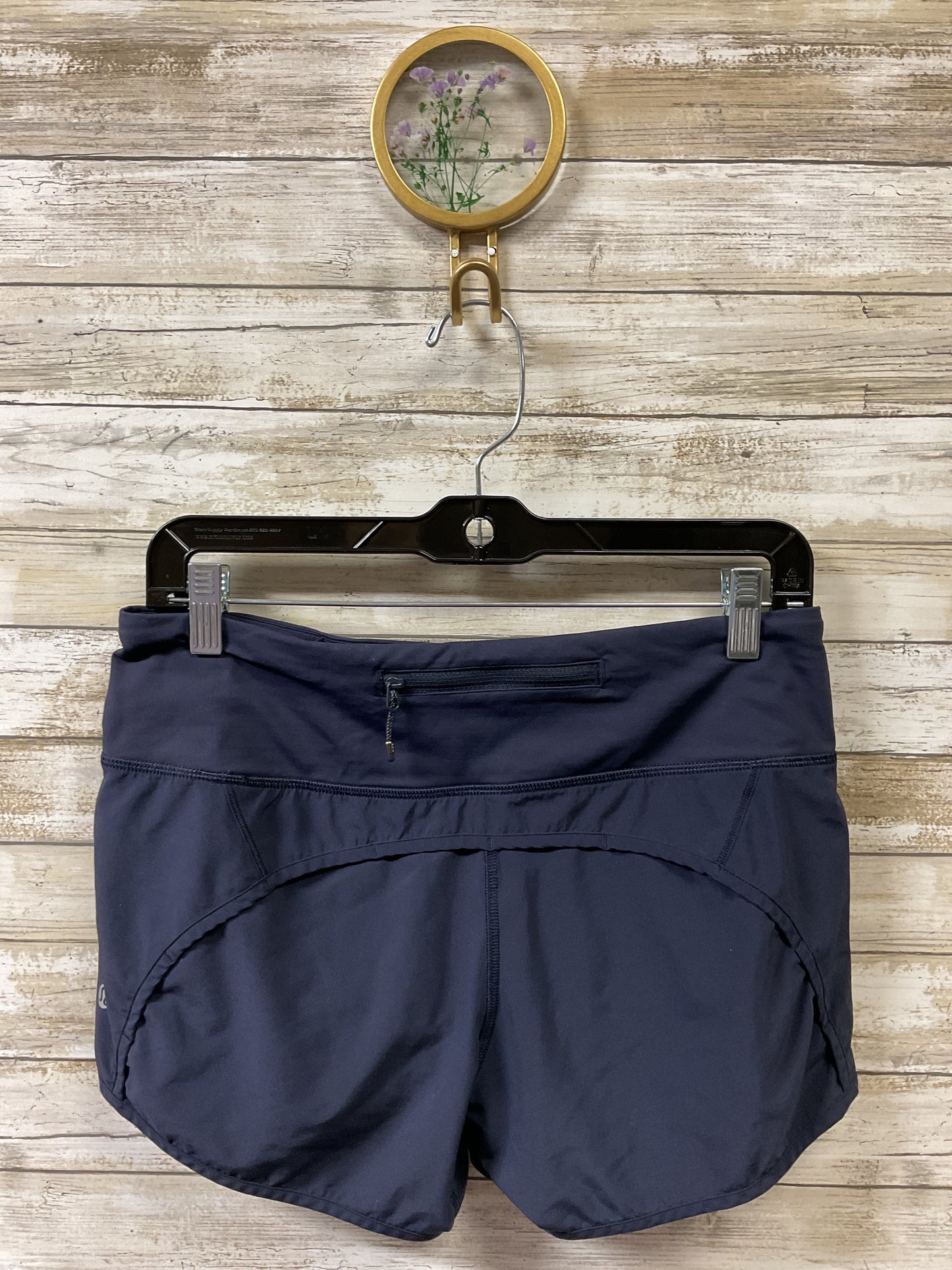 Athletic Shorts By Lululemon In Navy, Size:6