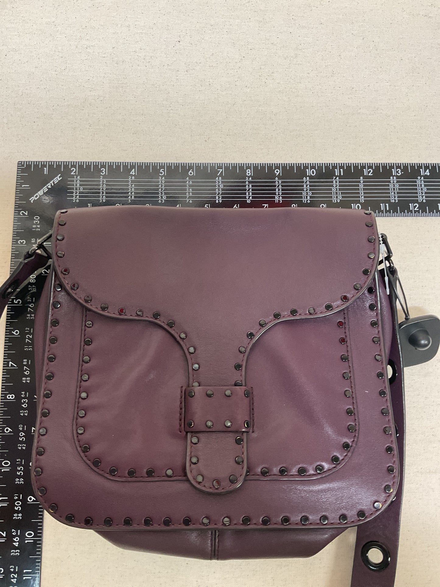 Crossbody Designer By Rebecca Minkoff In Purple, Size:Medium