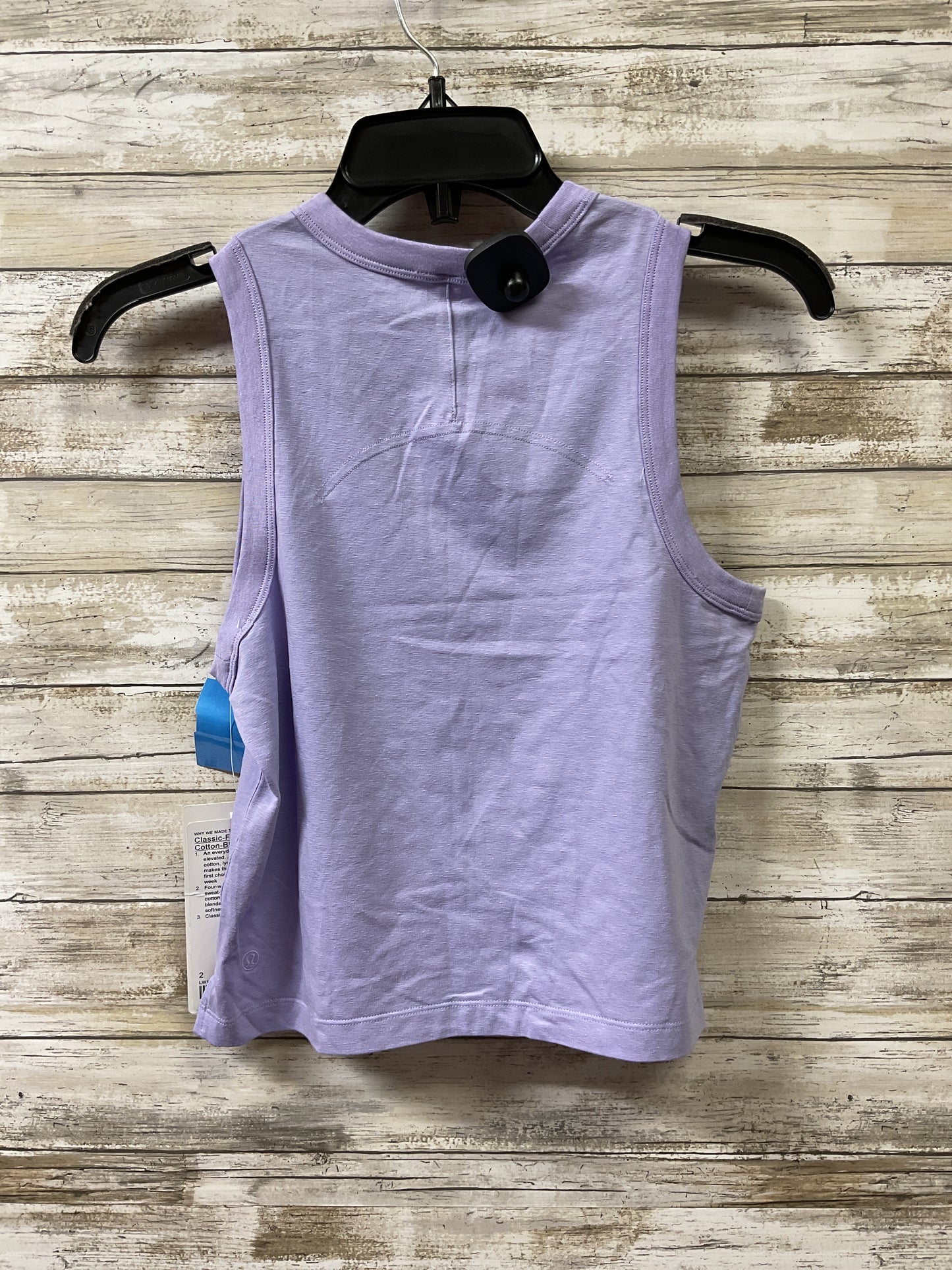 Athletic Tank Top By Lululemon In Purple, Size:2