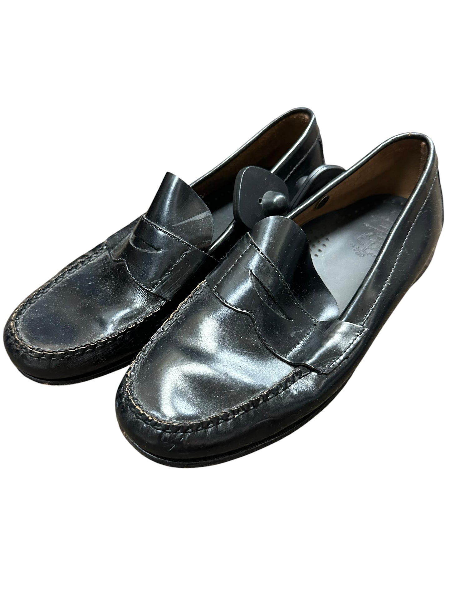 Shoes Flats By Brooks Brothers In Black, Size:6