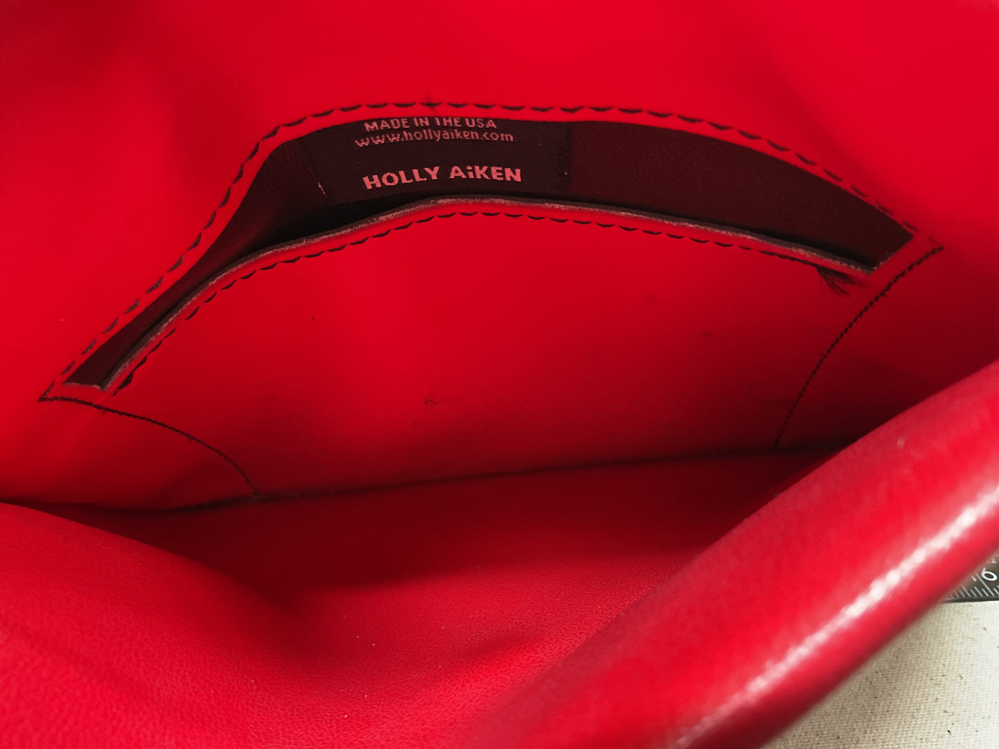 Handbag By Clothes Mentor In Black & Red, Size:Small