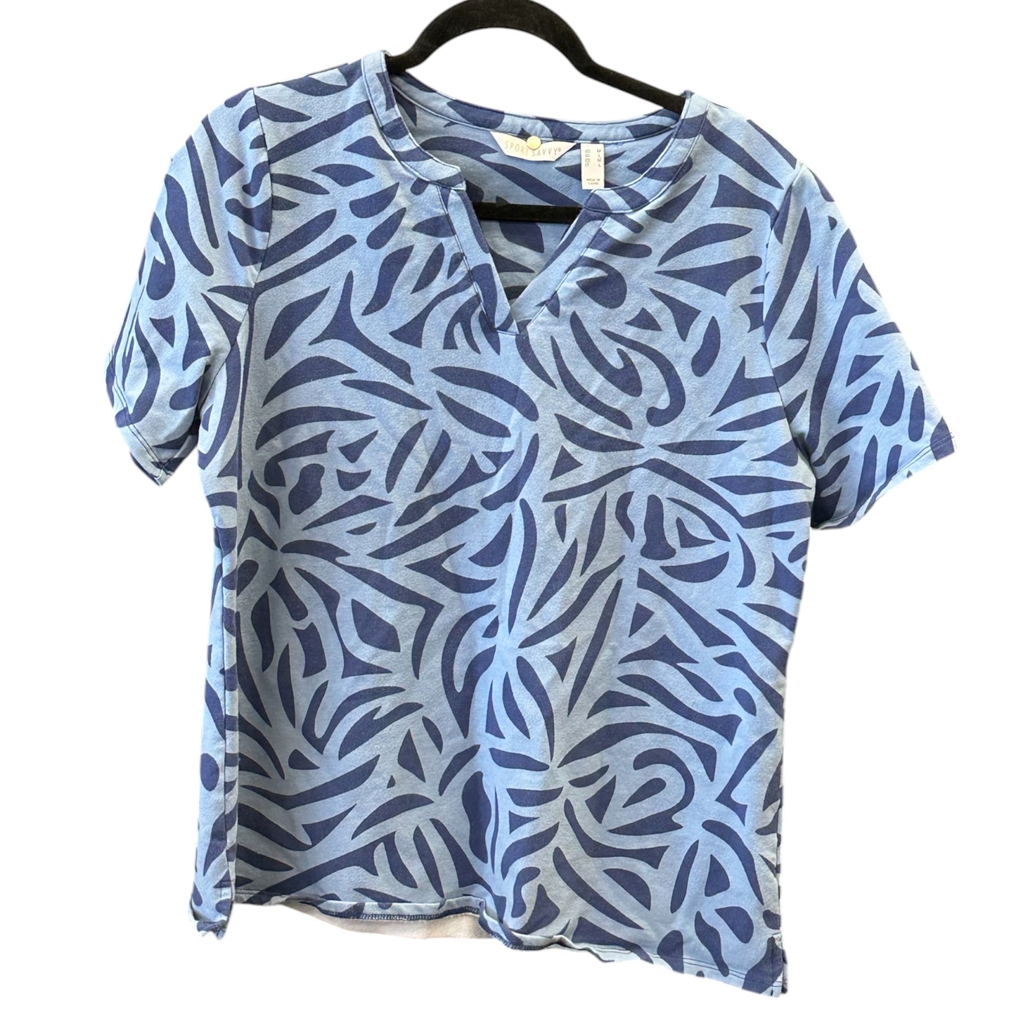 Top Ss By Clothes Mentor In Blue, Size:M