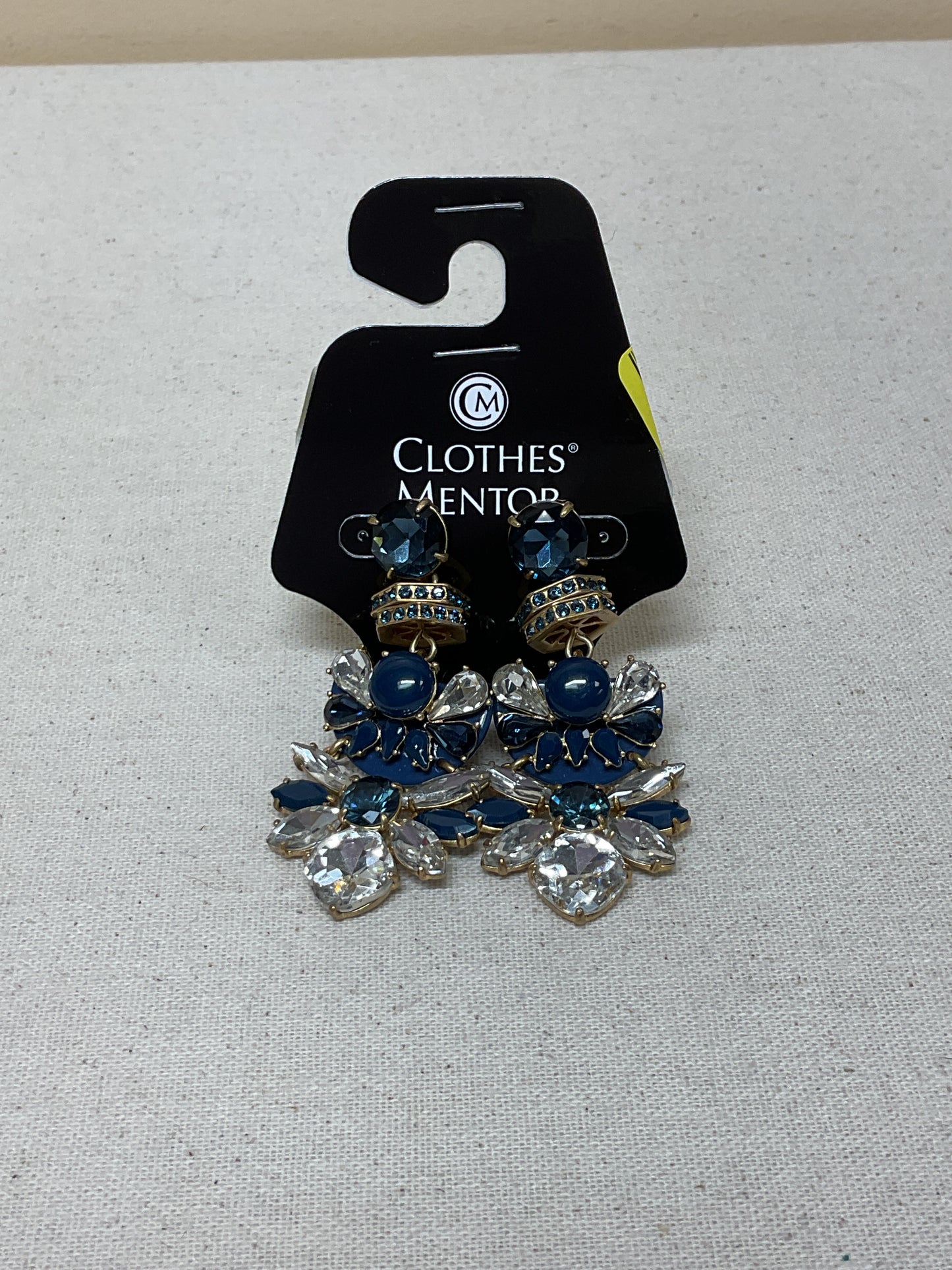 Earrings Statement By J. Crew In Blue & Gold