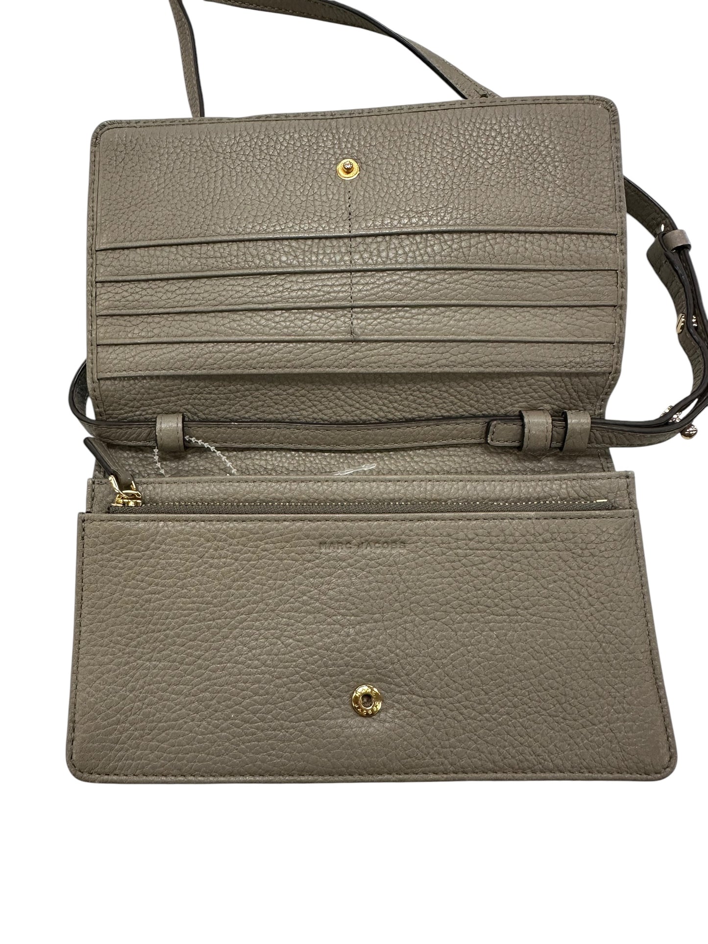 Crossbody Luxury Designer By Marc Jacobs In Taupe, Size:Small