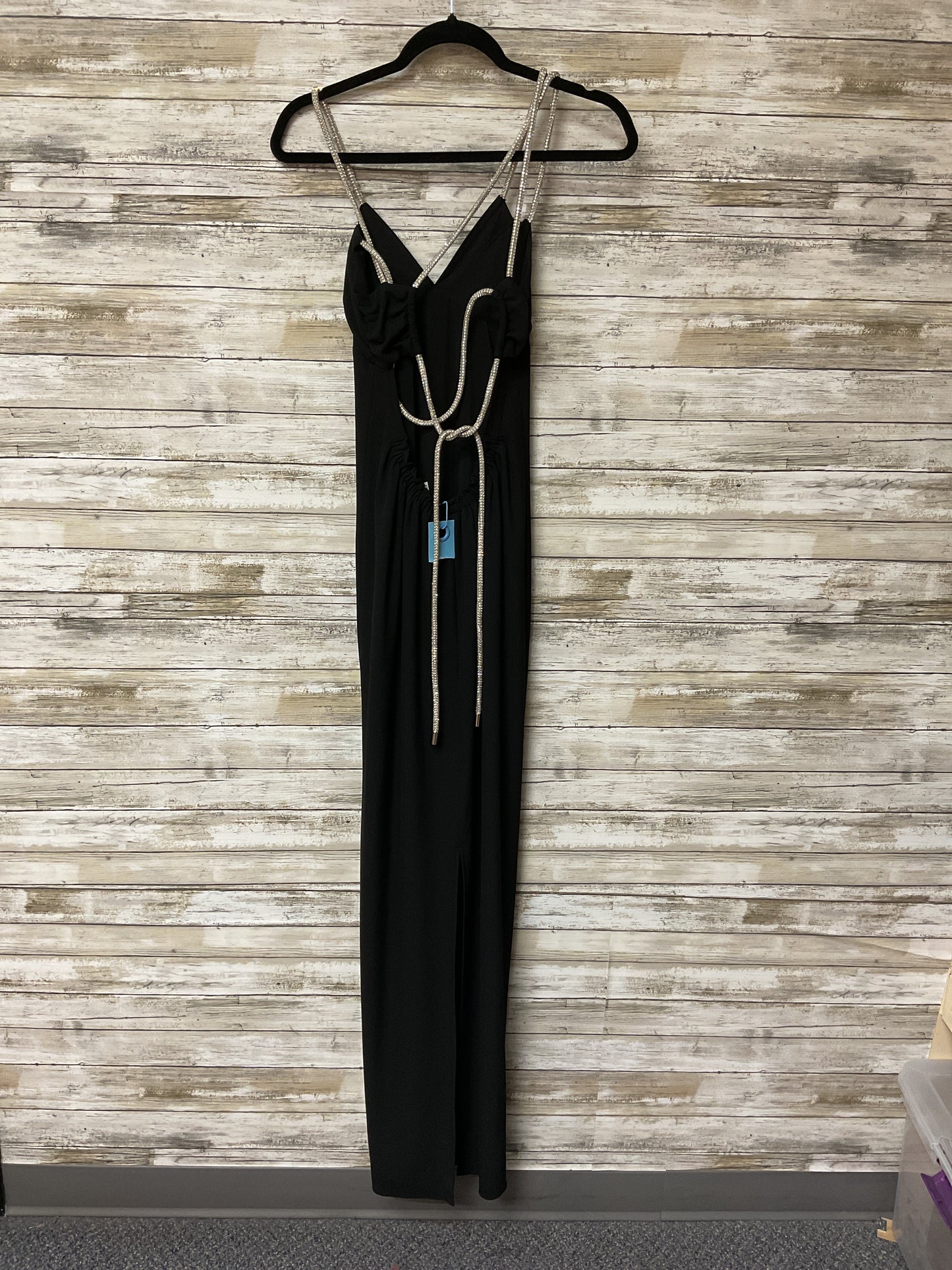 Dress Party Long By Cma In Black & Silver, Size:Xs