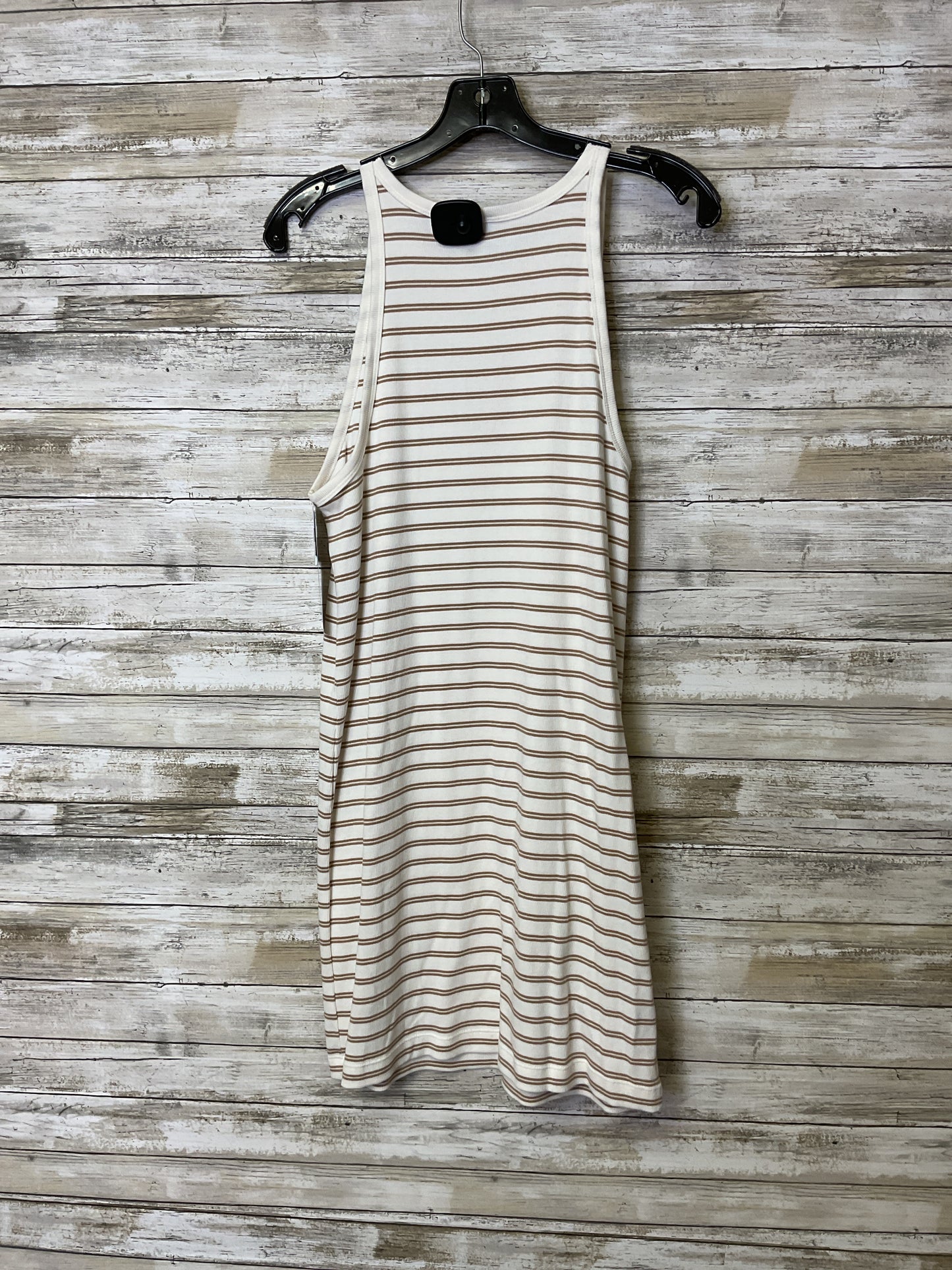 Dress Casual Short By Old Navy In Tan & White, Size:Xl