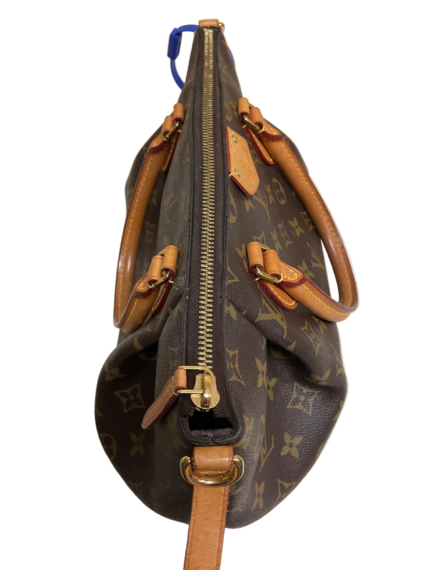 Handbag Luxury Designer By Louis Vuitton In Brown, Size:Medium