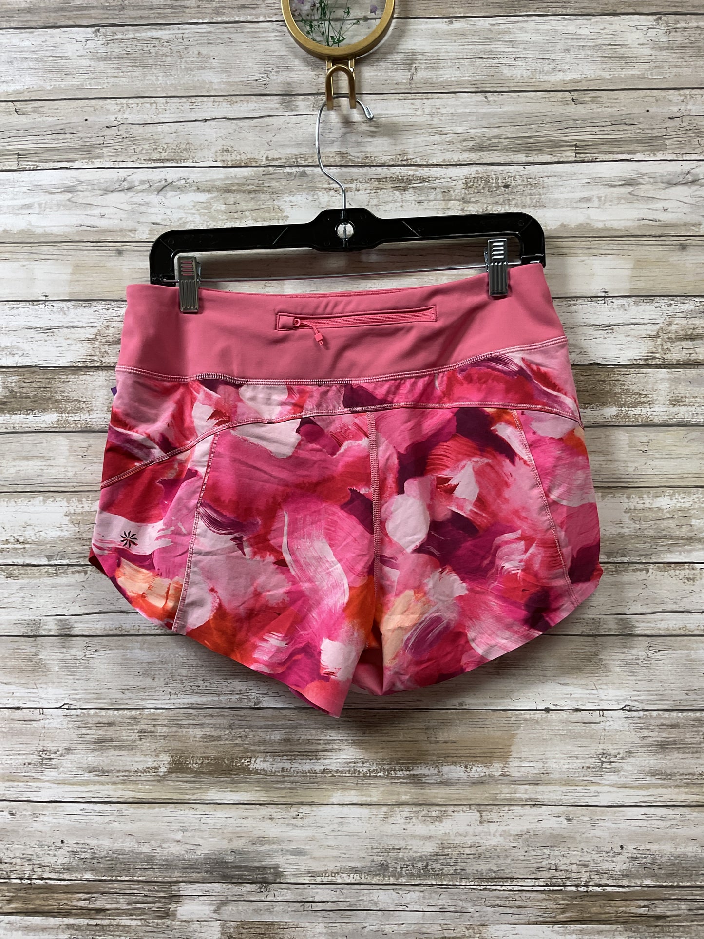 Athletic Shorts By Athleta In Pink & Red, Size:S