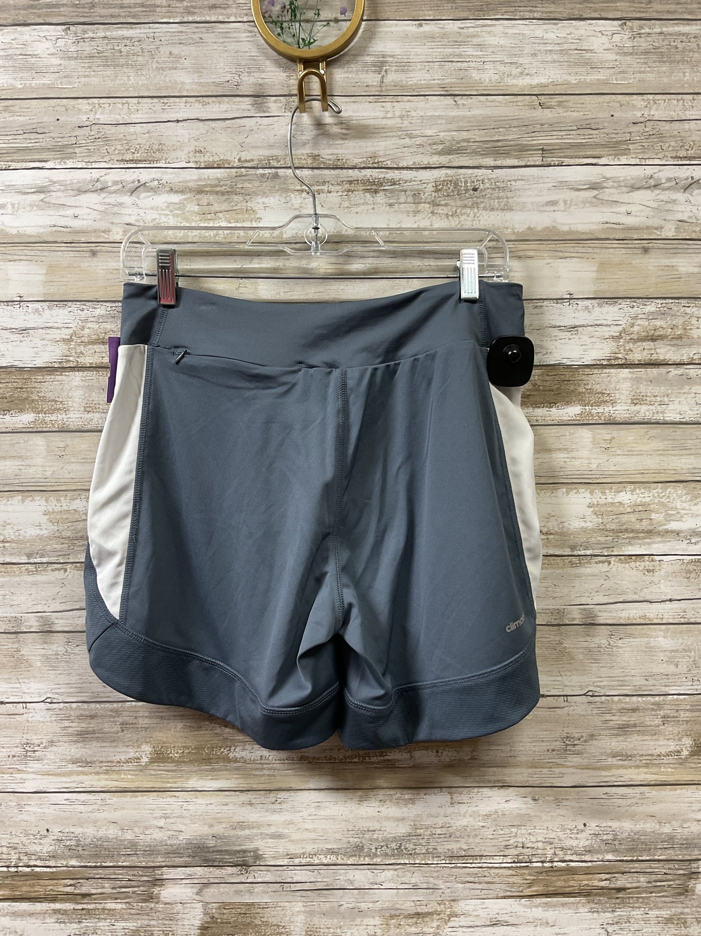 Athletic Shorts By Adidas In Grey & White, Size:S