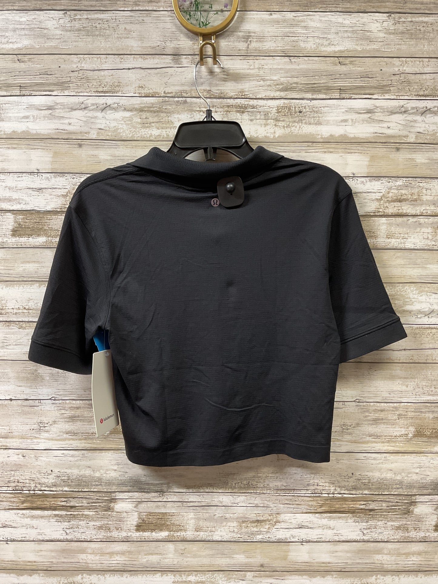Athletic Top Ss By Lululemon In Black, Size:6