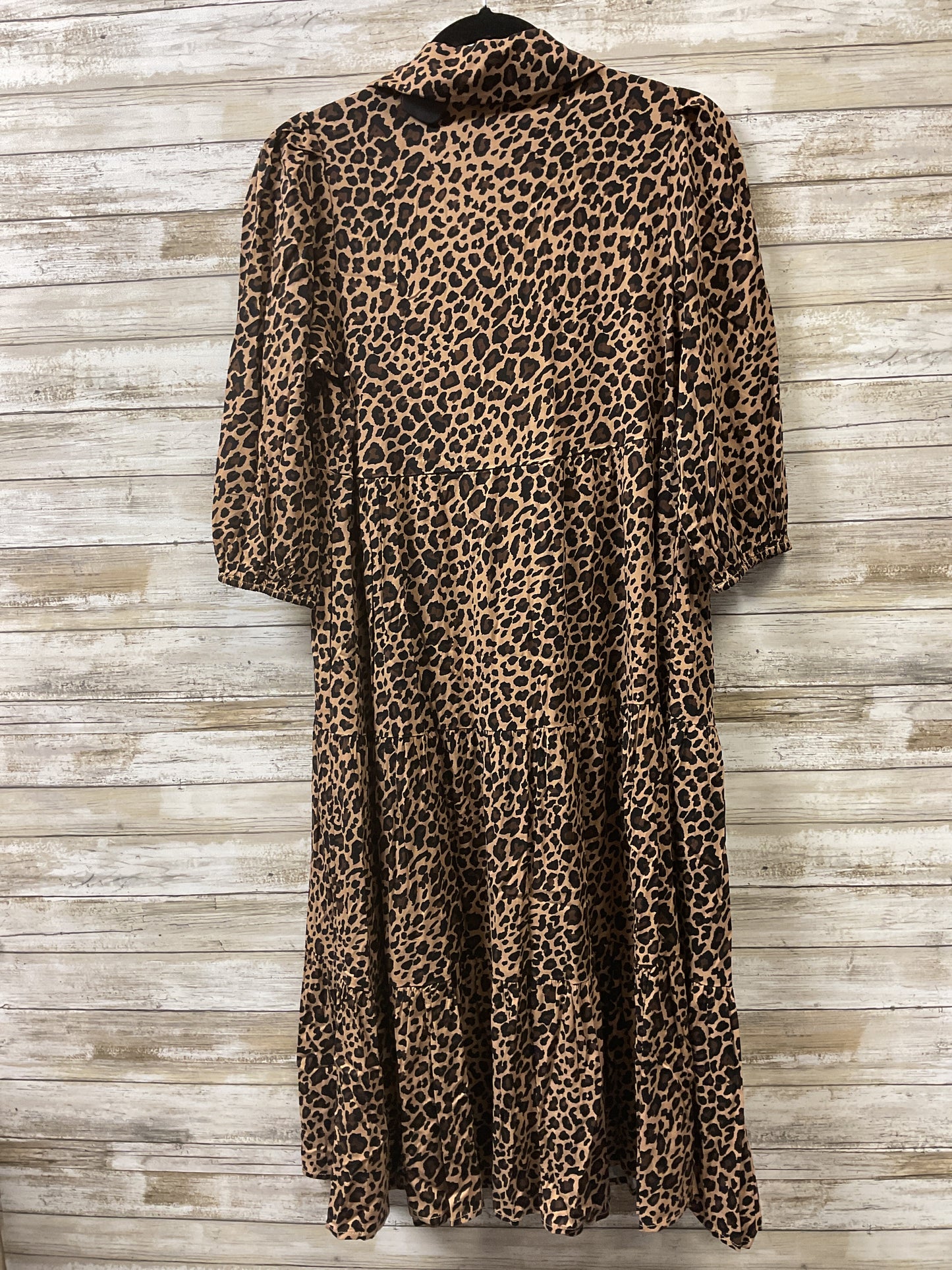 Dress Casual Midi By Crown And Ivy In Animal Print, Size:Sp