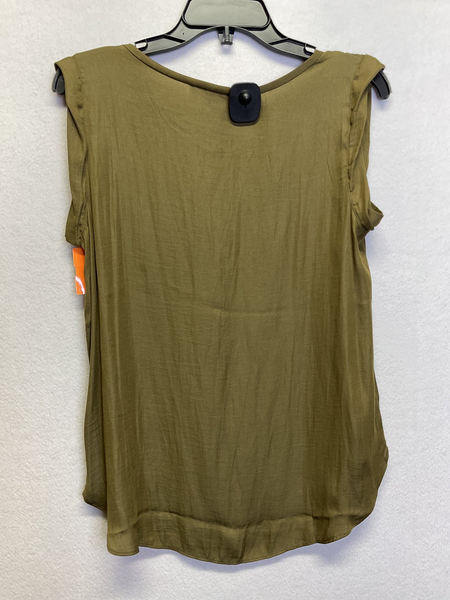 Top Sleeveless By Loft In Green, Size:S