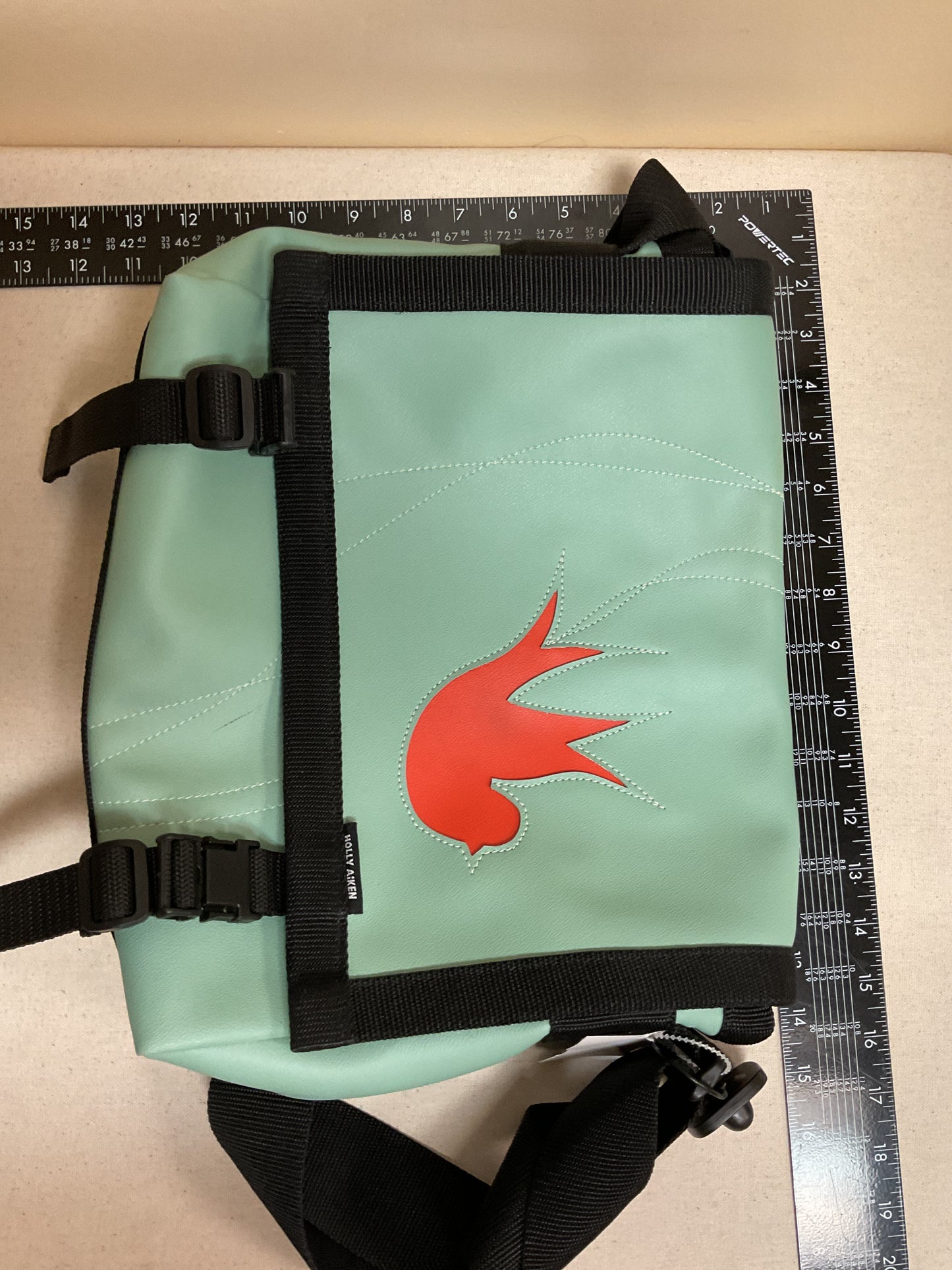 Handbag By Cmb In Teal, Size:Large