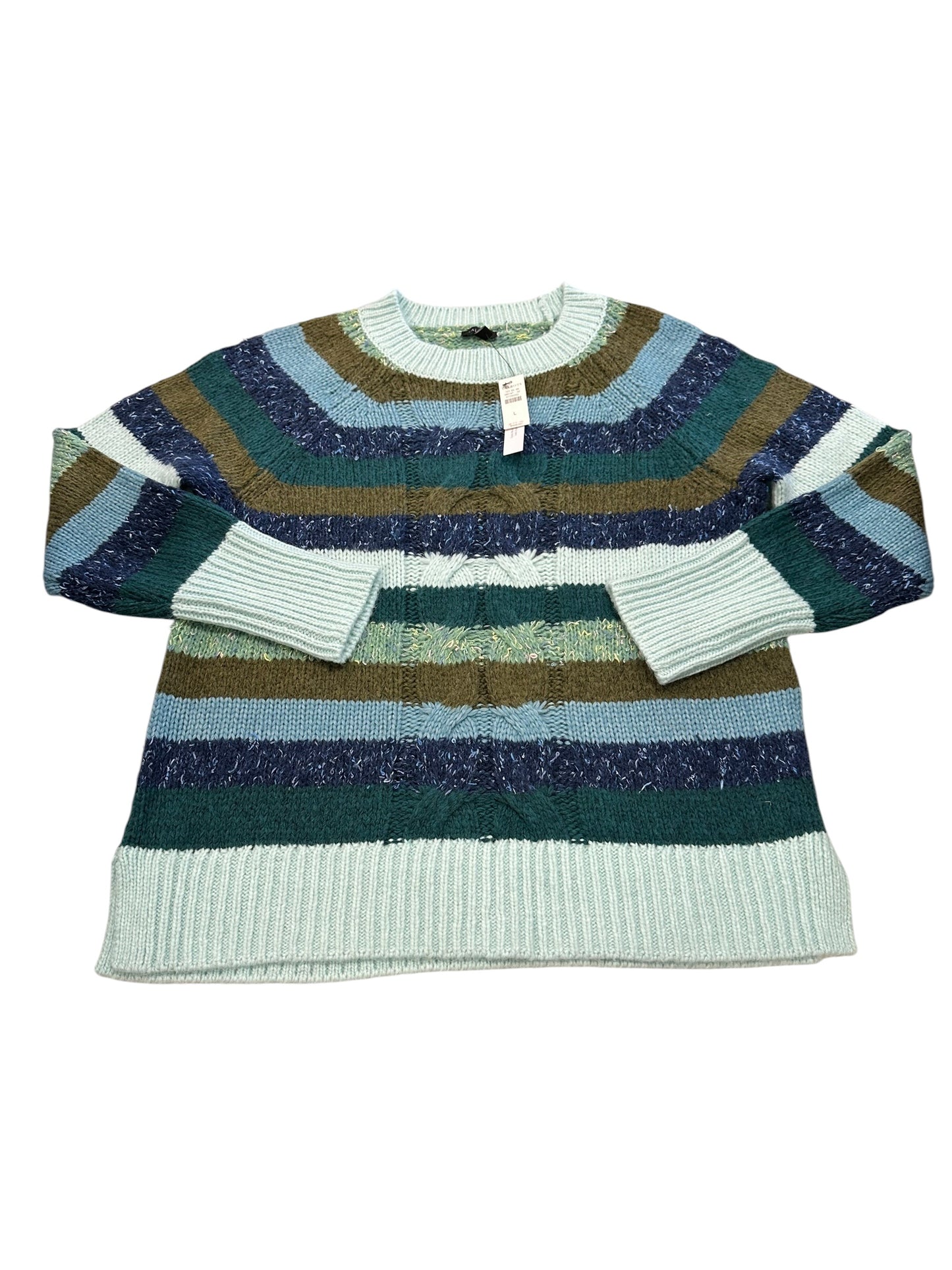 Sweater By Talbots In Blue & Green, Size:L