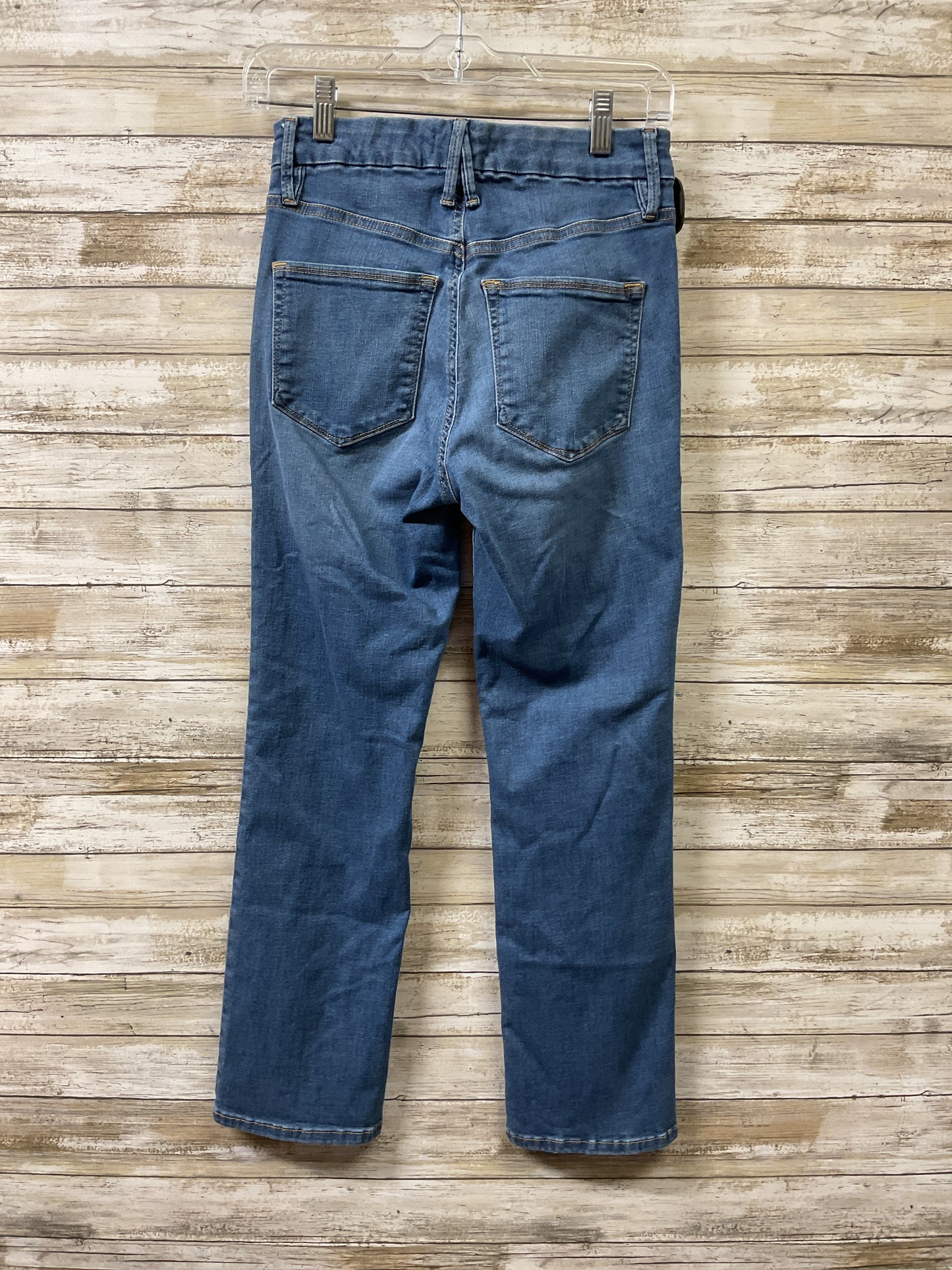 Jeans Straight By Good American In Blue Denim, Size:4