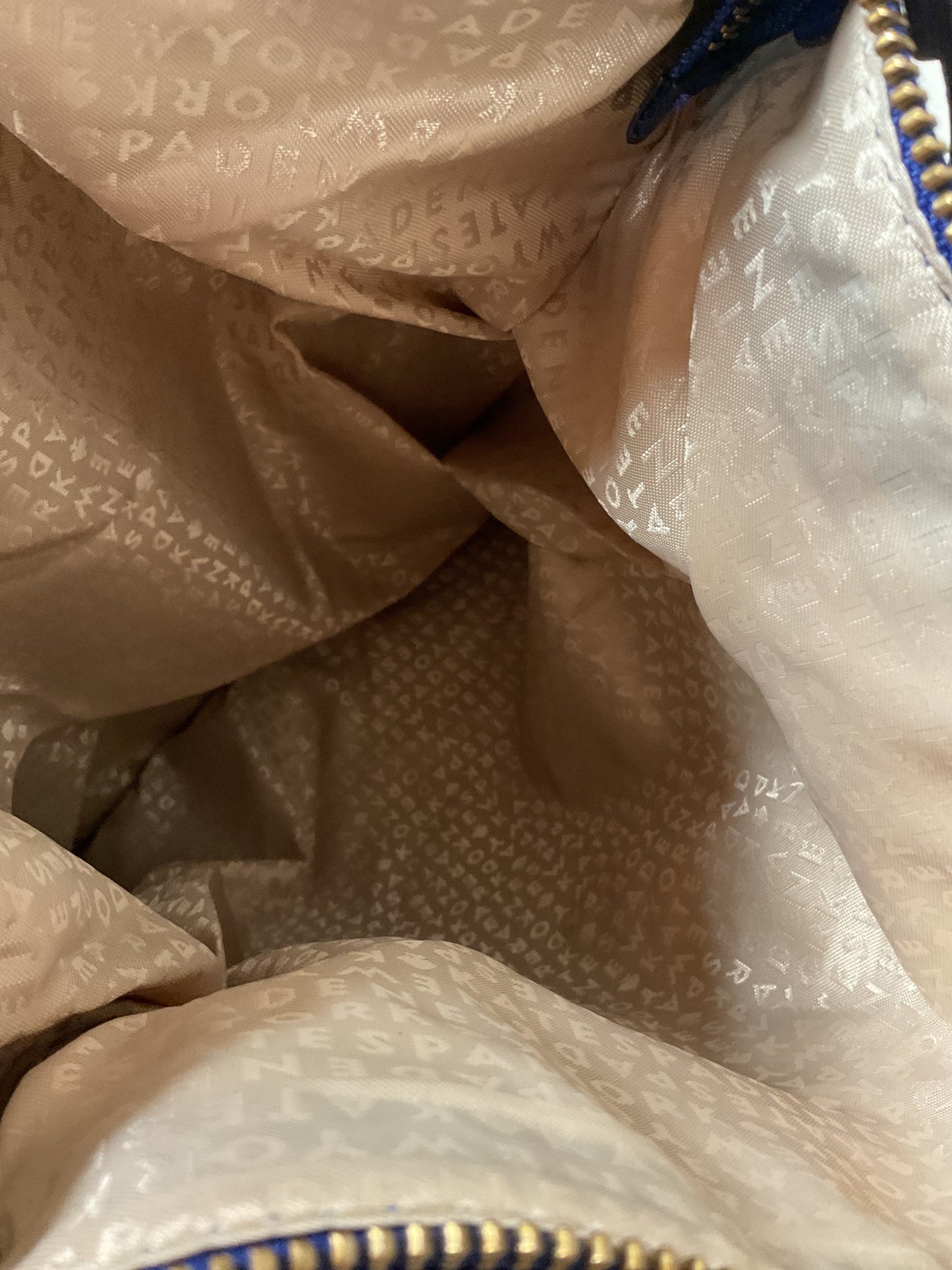 Handbag Designer By Kate Spade In Blue, Size:Medium