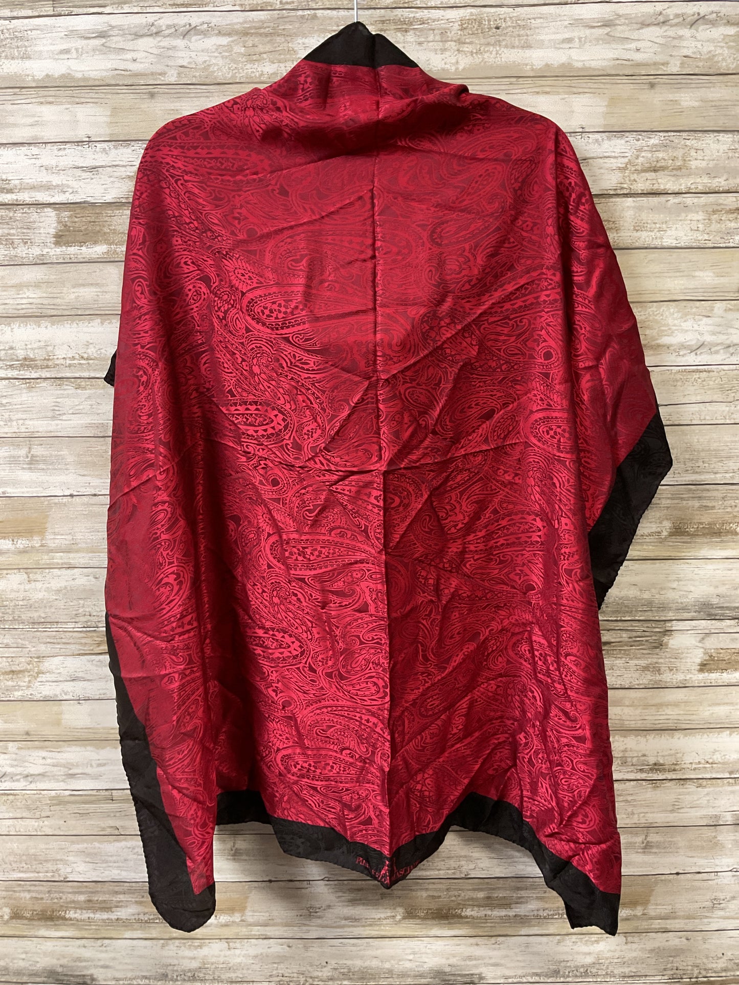 Scarf Square By Cma In Black & Red