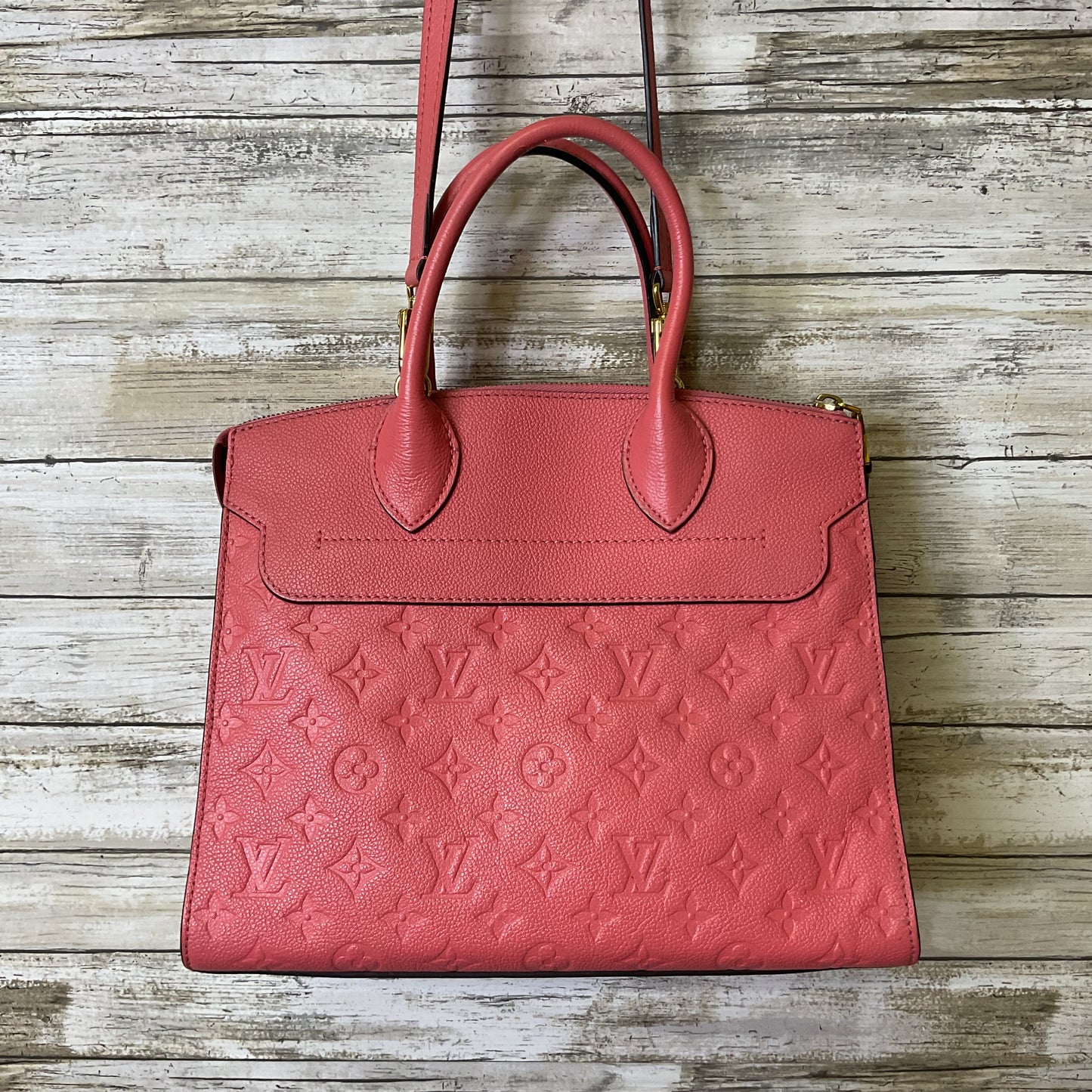 Handbag Luxury Designer By Louis Vuitton In Pink, Size:Medium