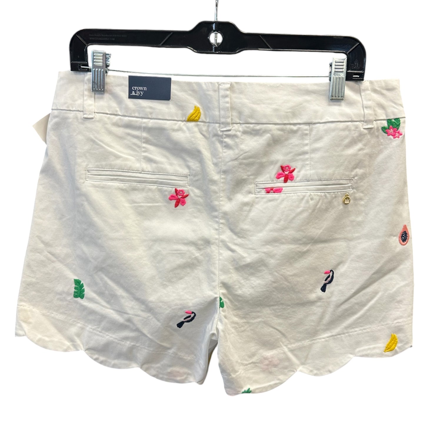 Shorts By Crown And Ivy In Tropical Print, Size:8