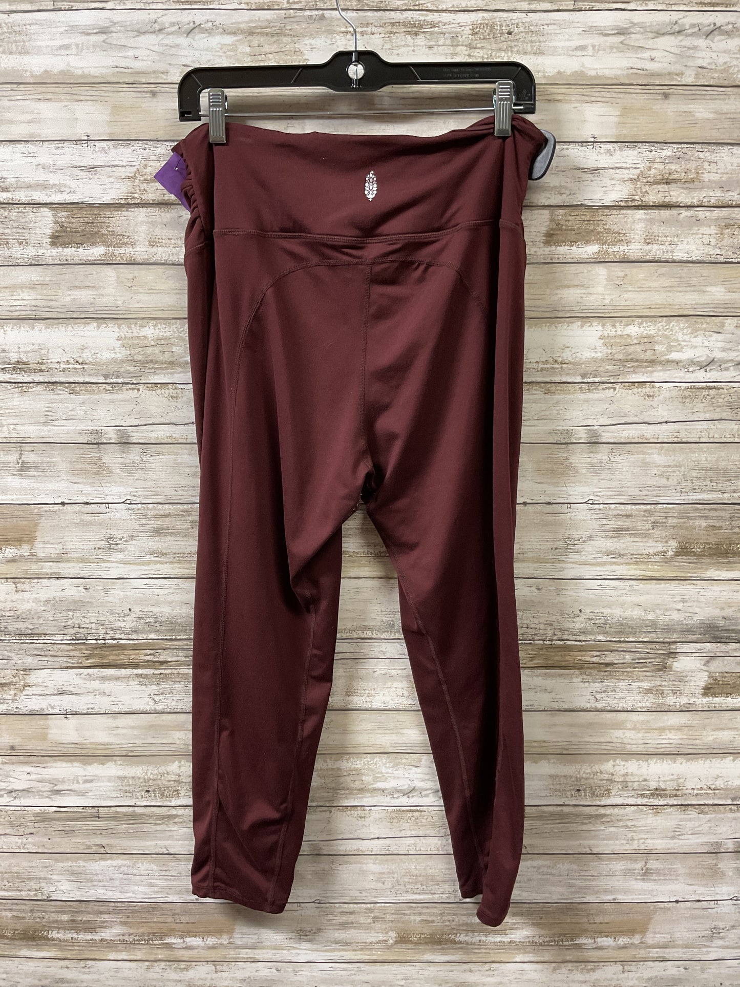 Athletic Leggings By Free People In Brown, Size:Xl