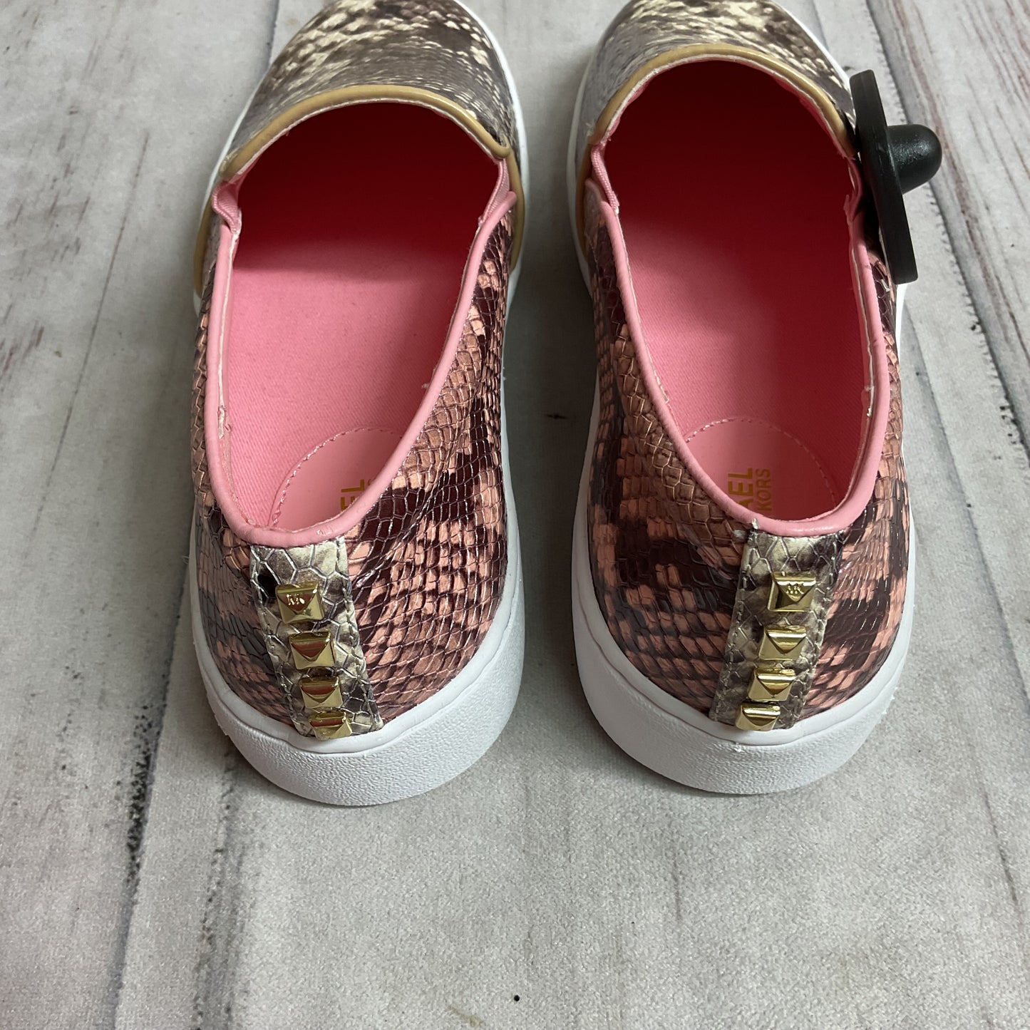Shoes Flats By Michael By Michael Kors In Snakeskin Print, Size:8.5