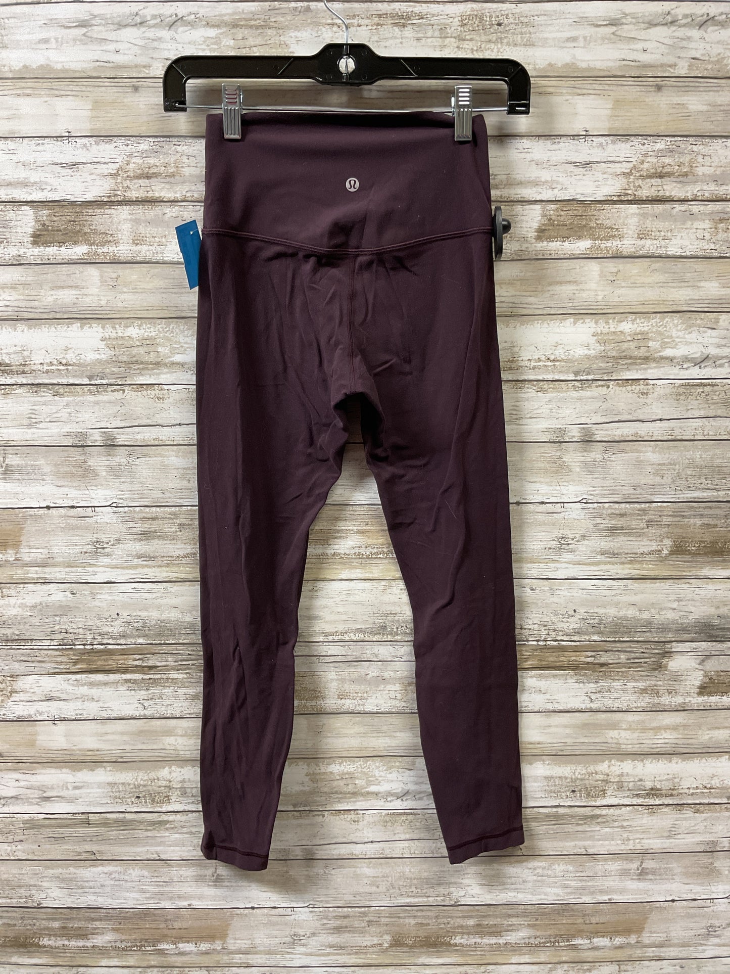 Athletic Leggings By Lululemon In Purple, Size:4