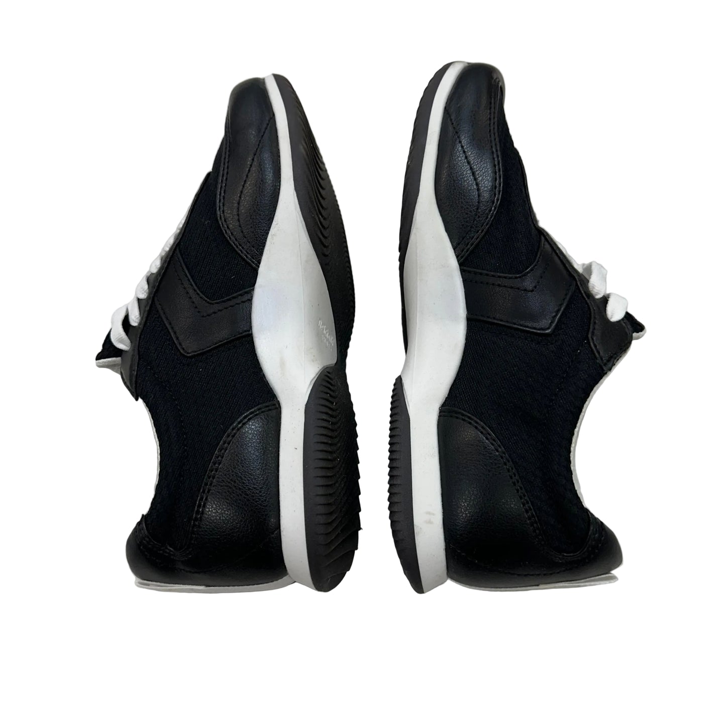 Shoes Sneakers By Dr Scholls In Black & White, Size:7