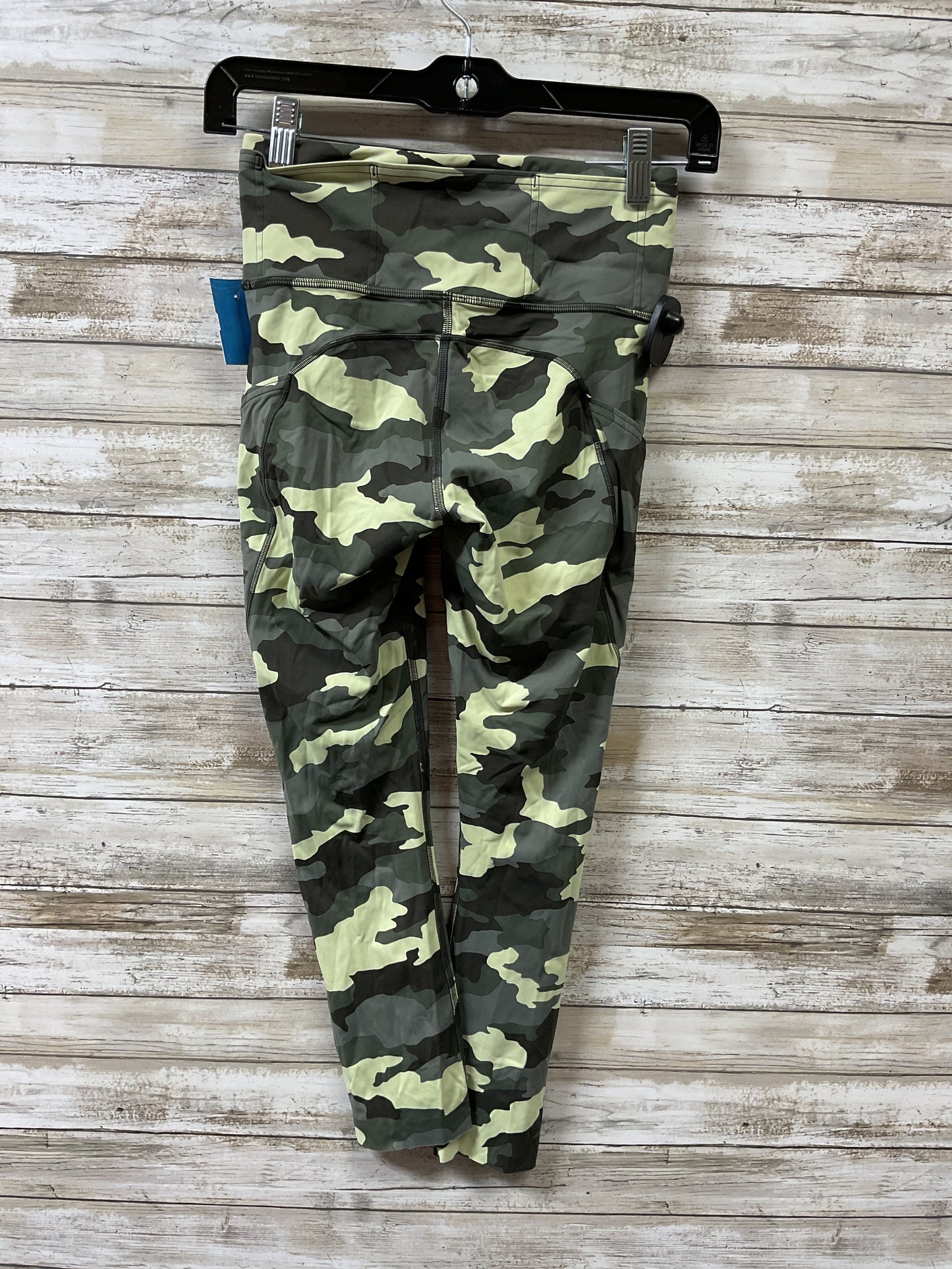 Athletic Leggings By Lululemon In Camouflage Print, Size:4
