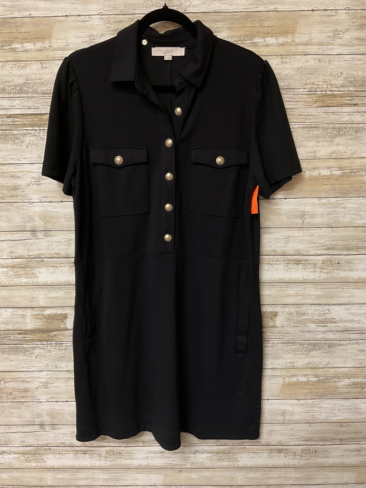 Dress Casual Short By Loft In Black, Size:14