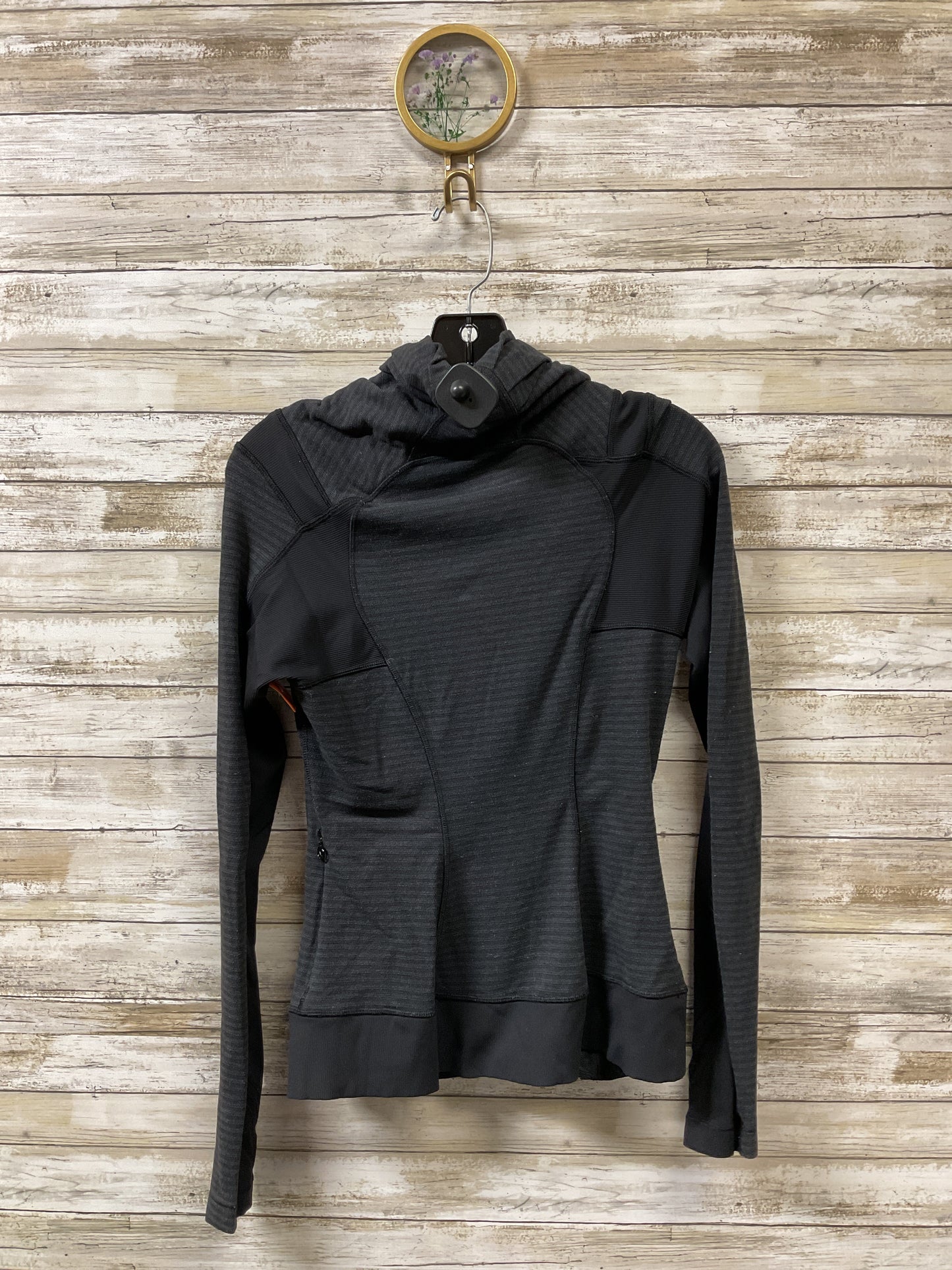 Athletic Jacket By Lululemon In Grey, Size:S