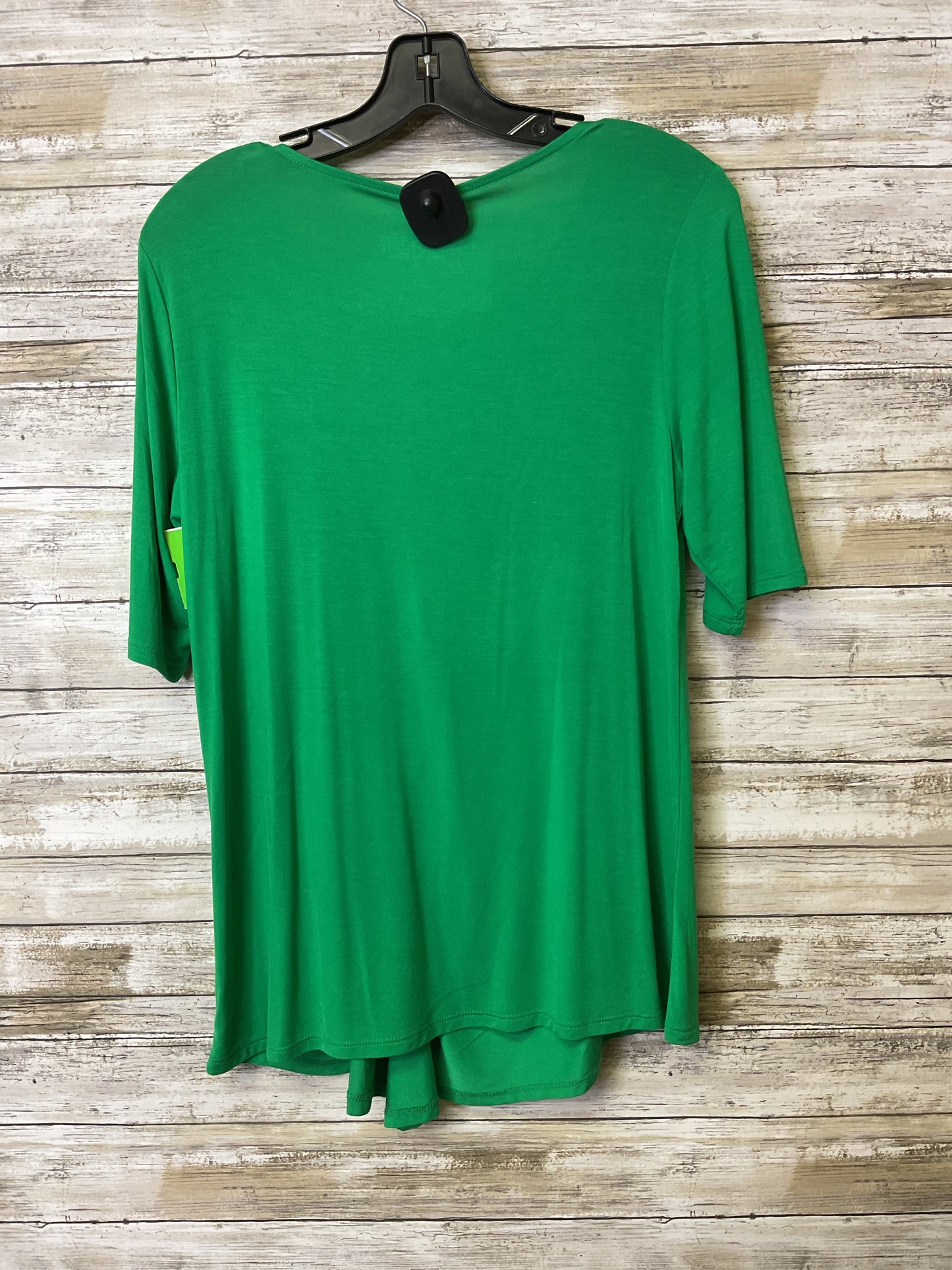 Top 3/4 Sleeve By Investments In Green, Size:S