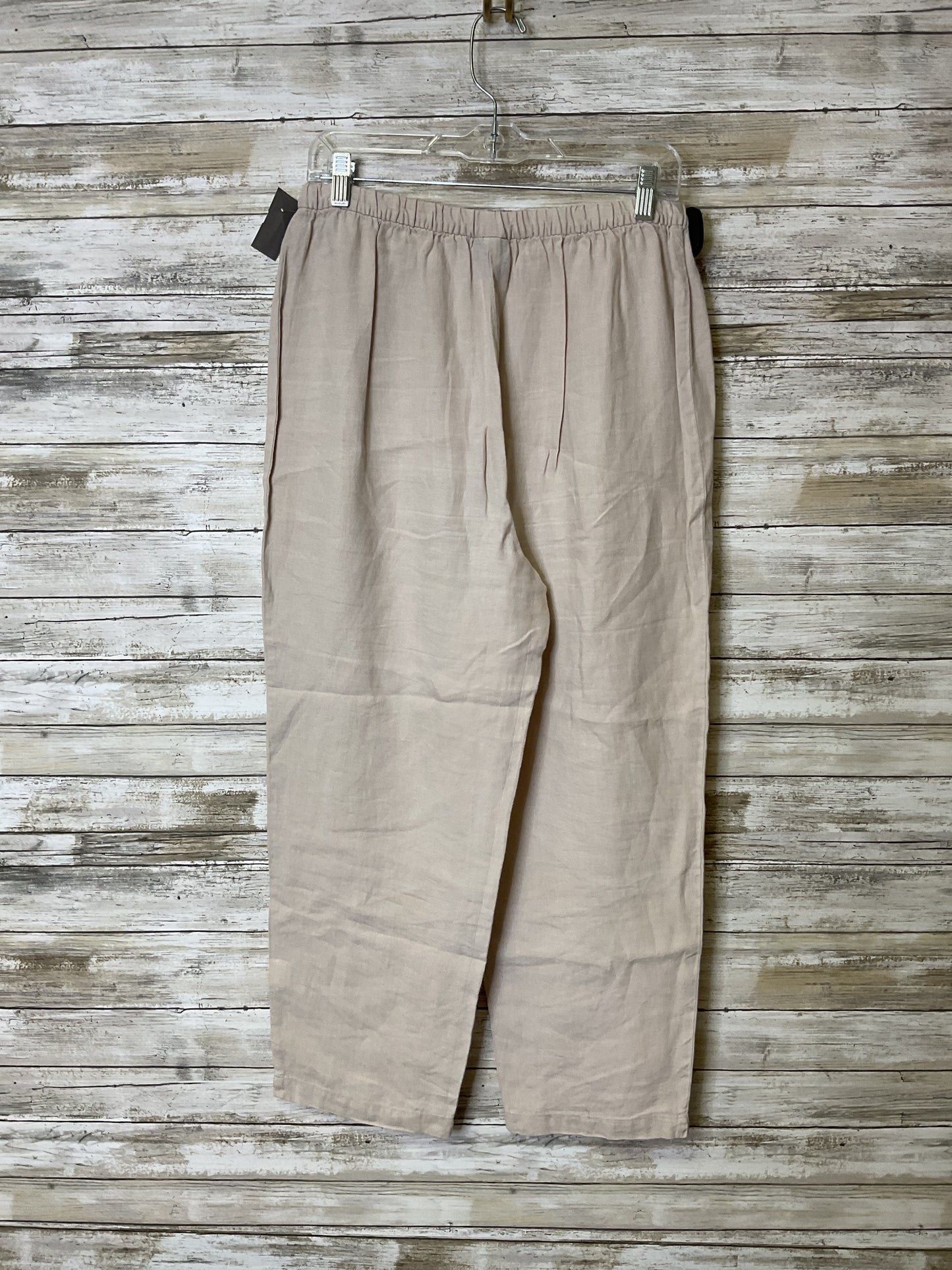Pants Linen By Eileen Fisher In Tan, Size:M