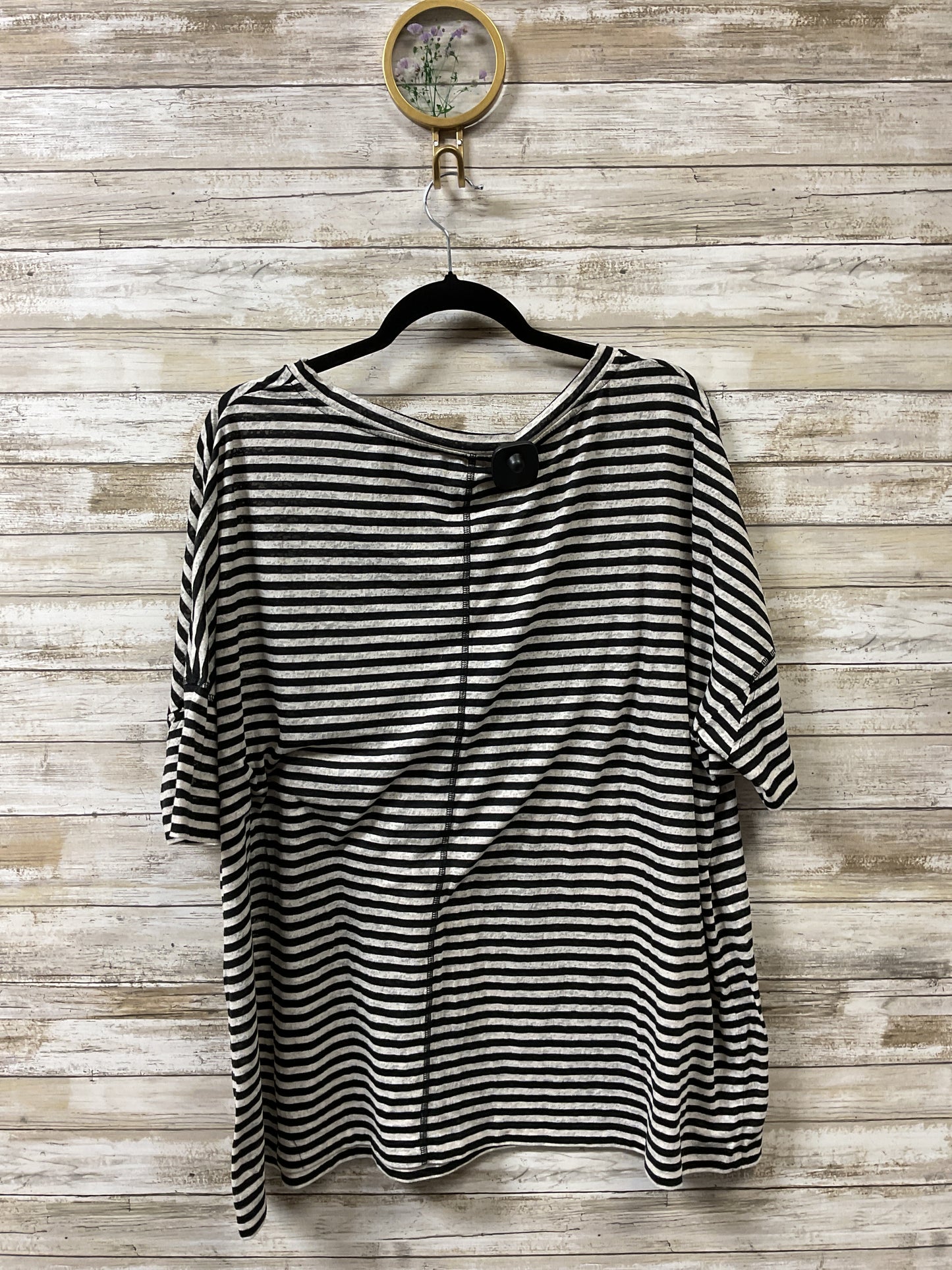 Top Ss Designer By All Saints In Black & Grey, Size:M