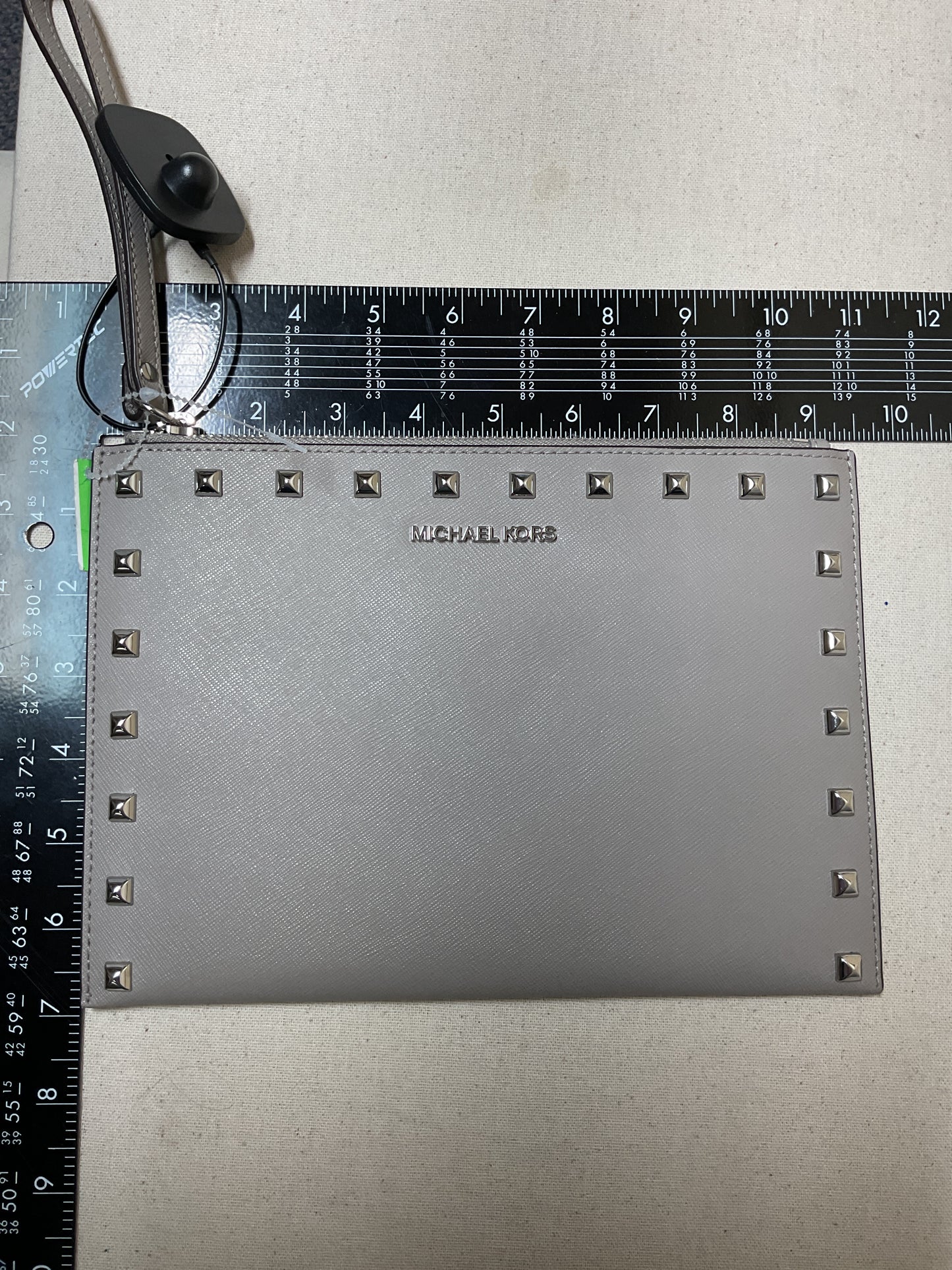 Wristlet Designer By Michael Kors In Grey, Size:Medium