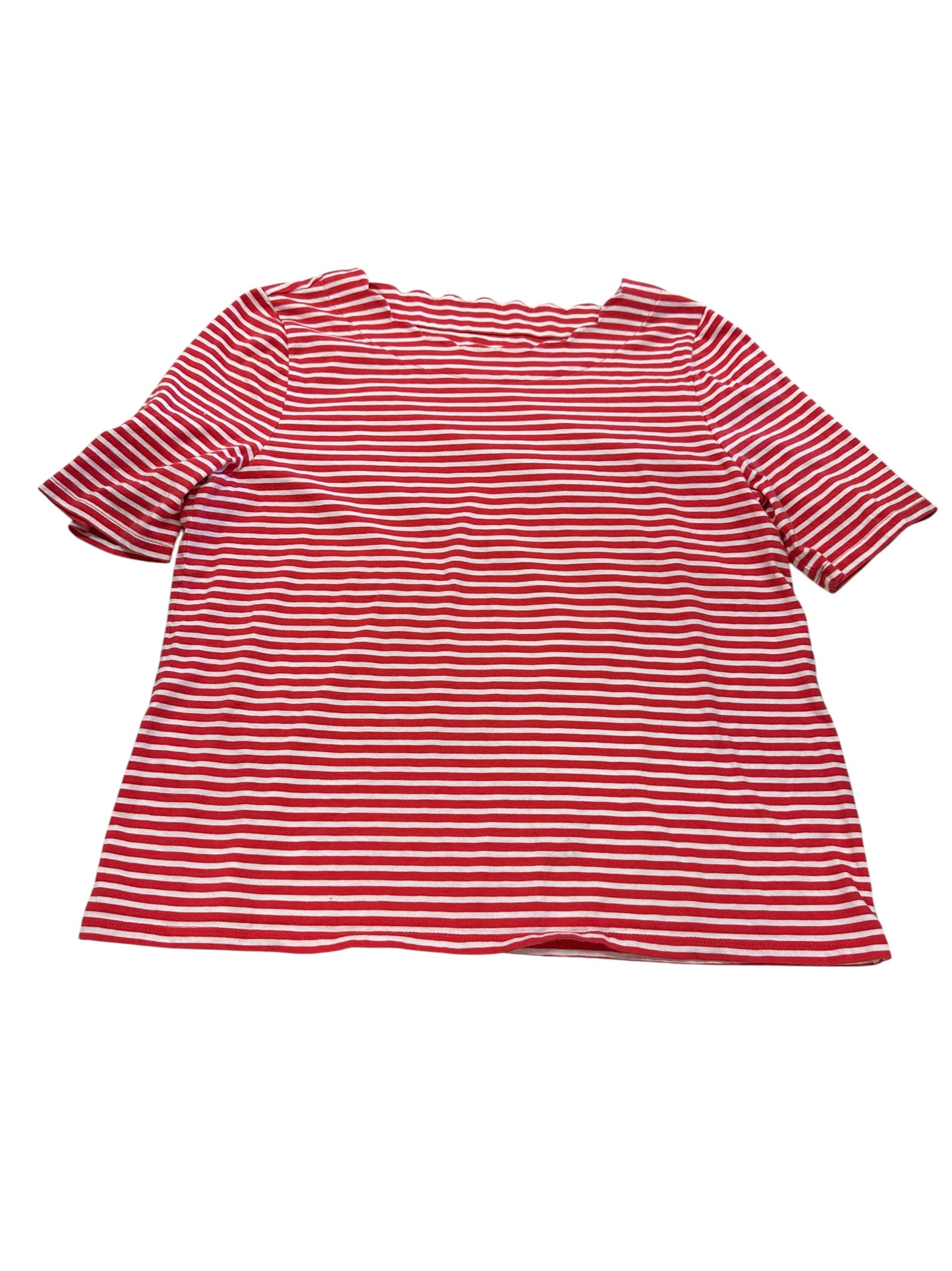 Top Ss Basic By Talbots In Striped Pattern, Size:Xl