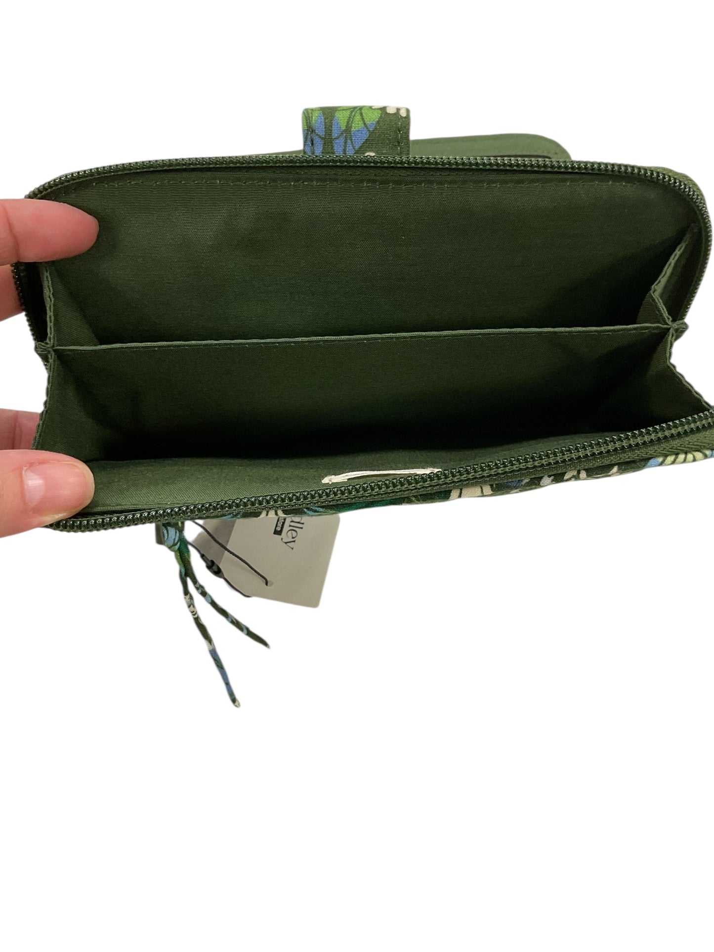 Wallet By Vera Bradley In Green, Size:Large