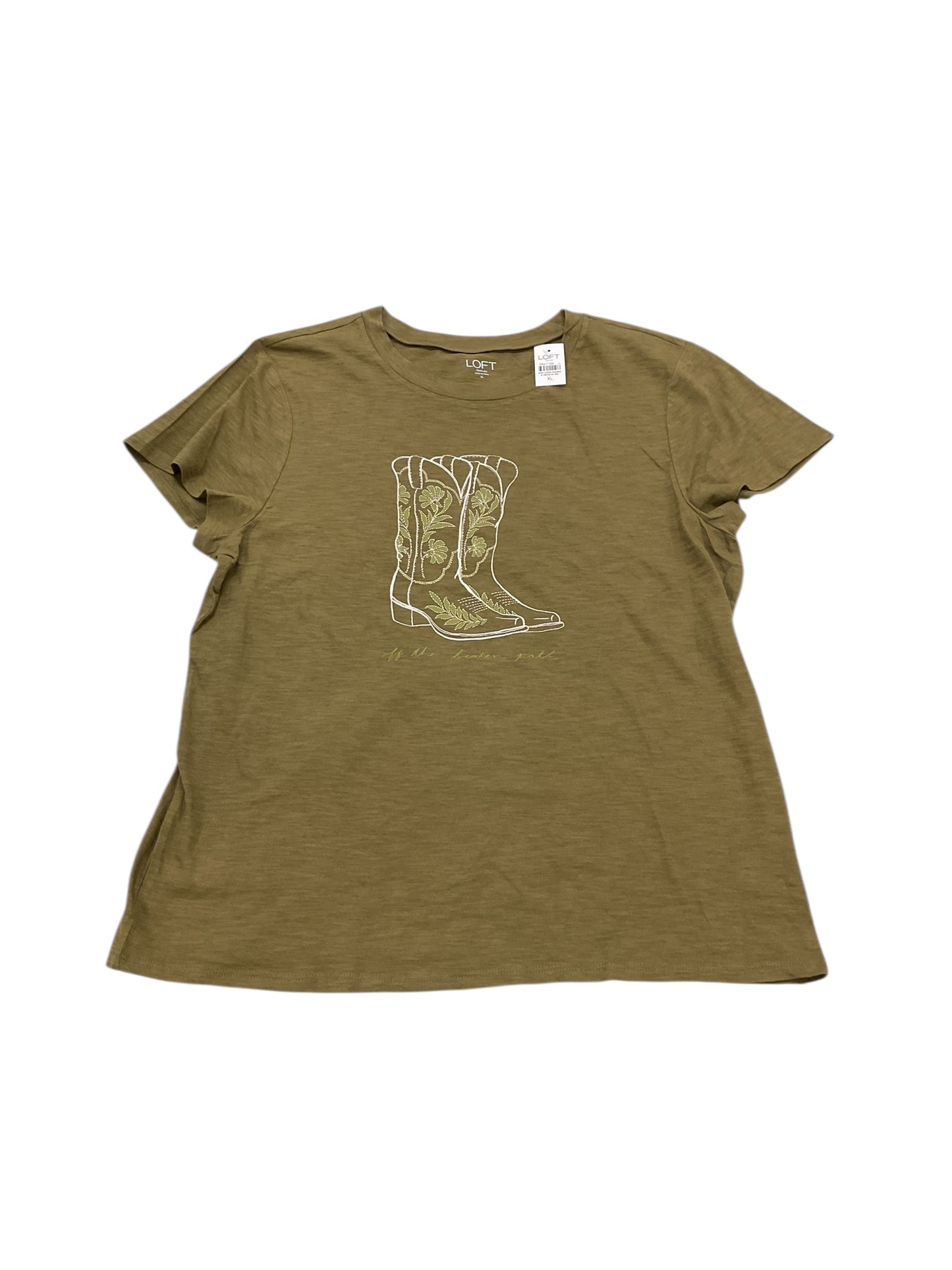 Top Ss By Loft In Green, Size:Xl