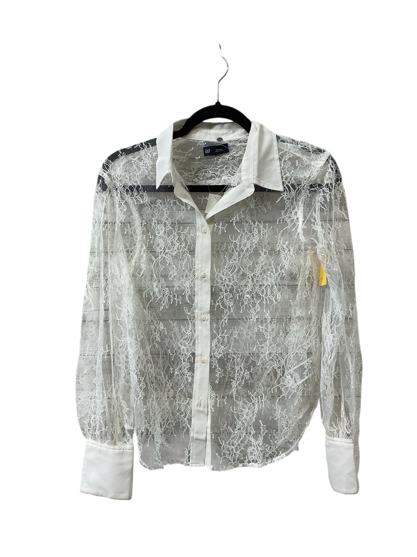 Top Ls By Gap In White, Size:Xs