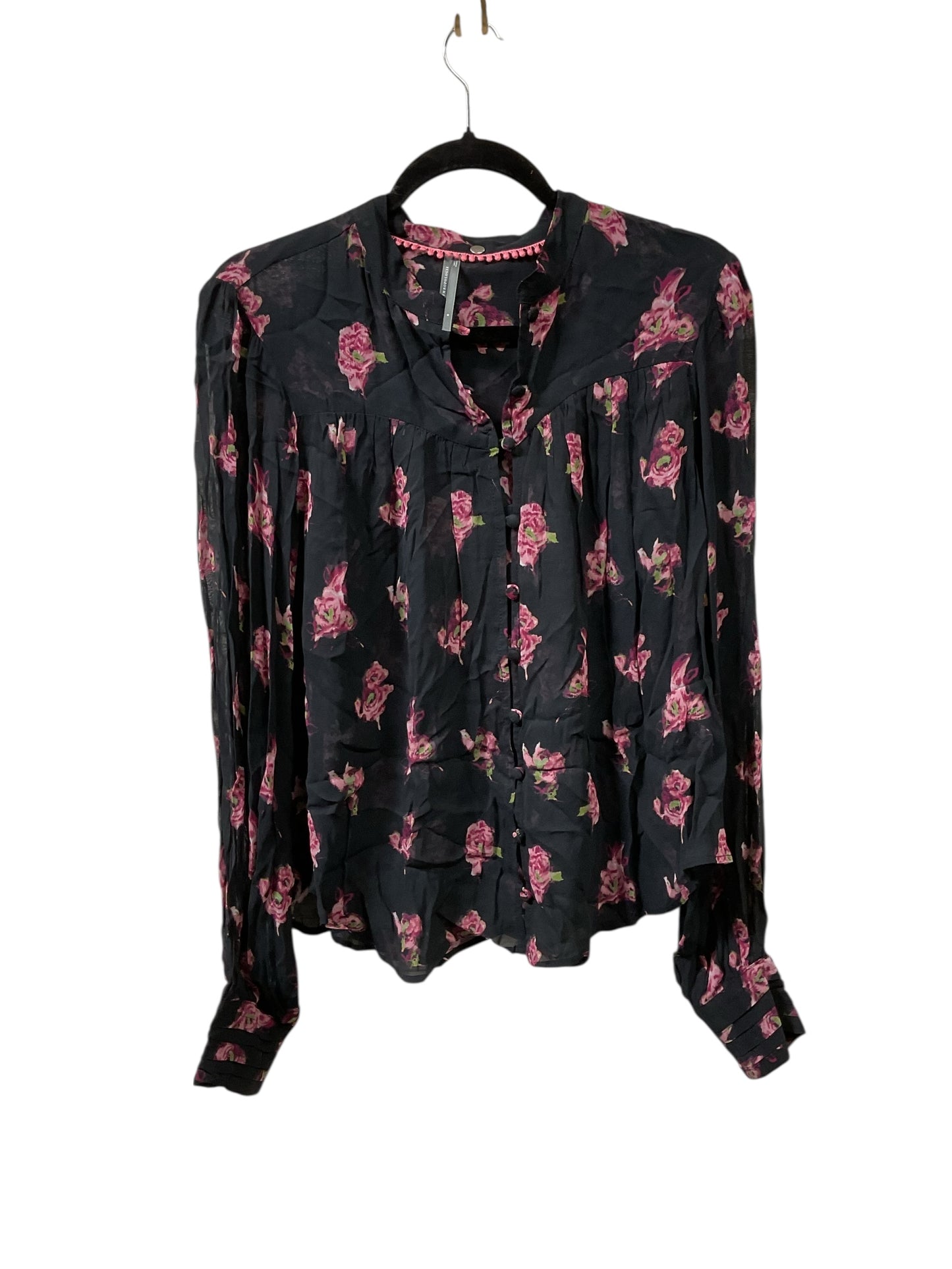 Top Ls By Anthropologie In Black, Size:M