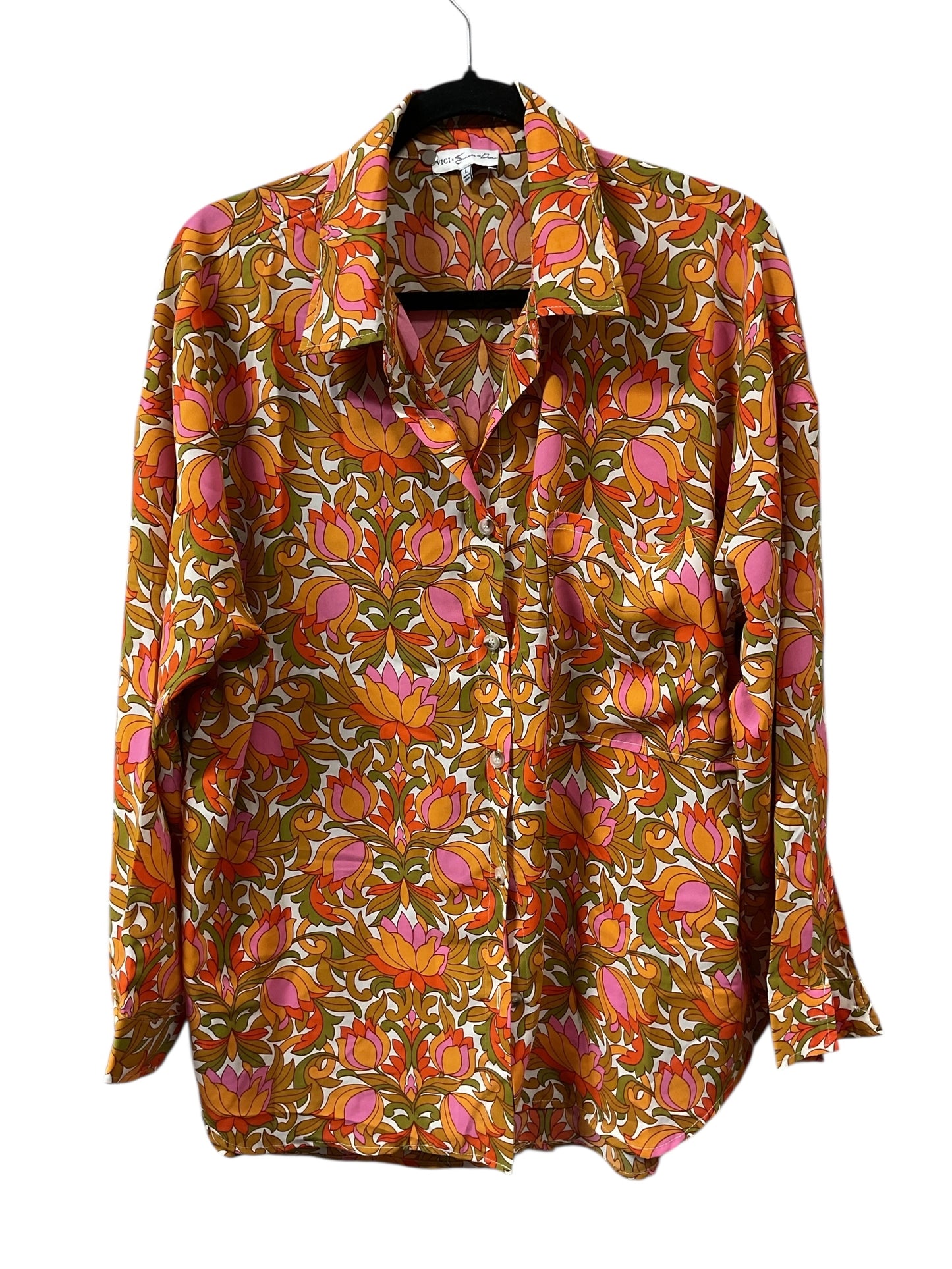 Top Ls By Vici In Floral Print, Size:L