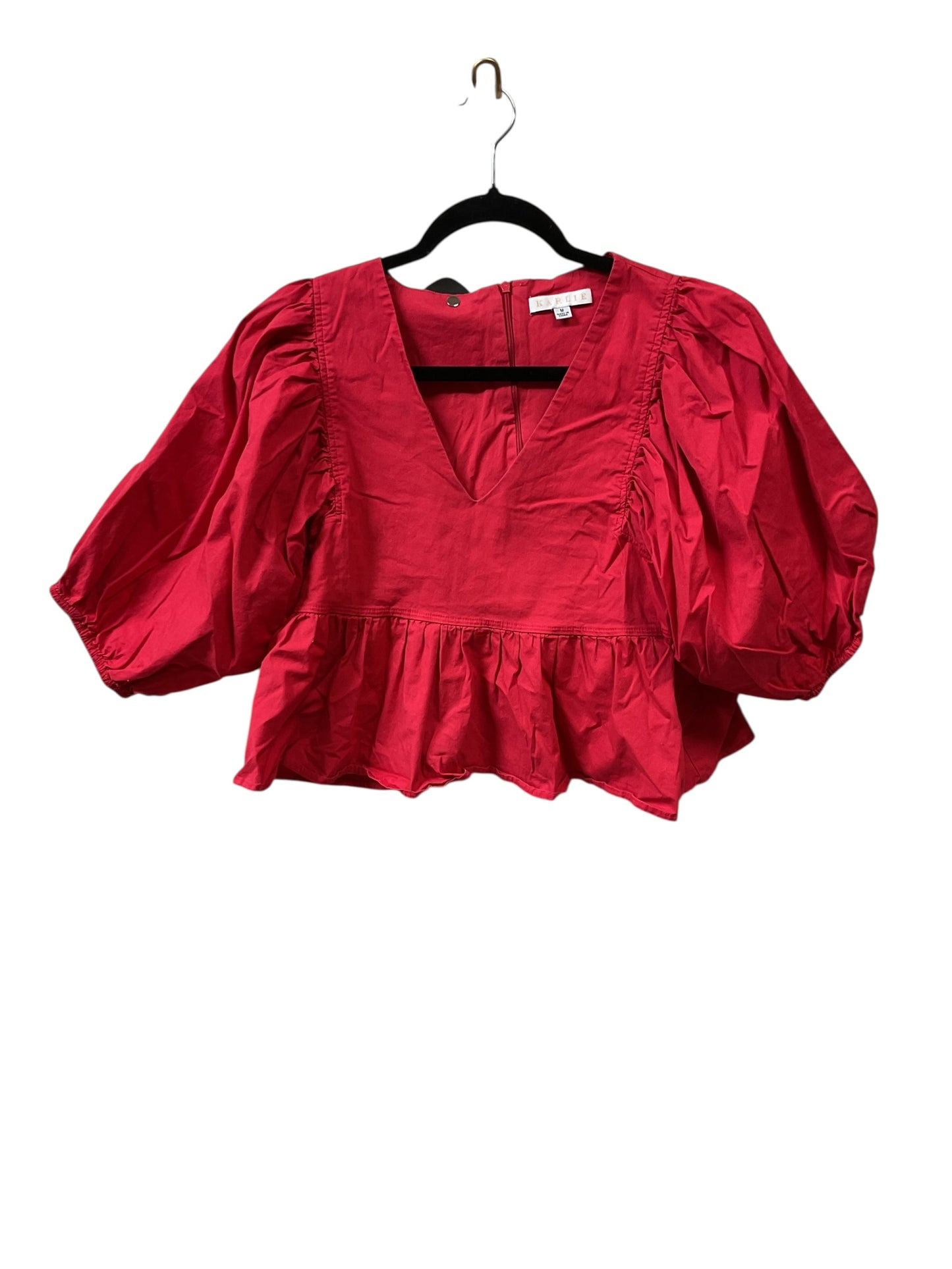 Top Ls By Karlie In Red, Size:M