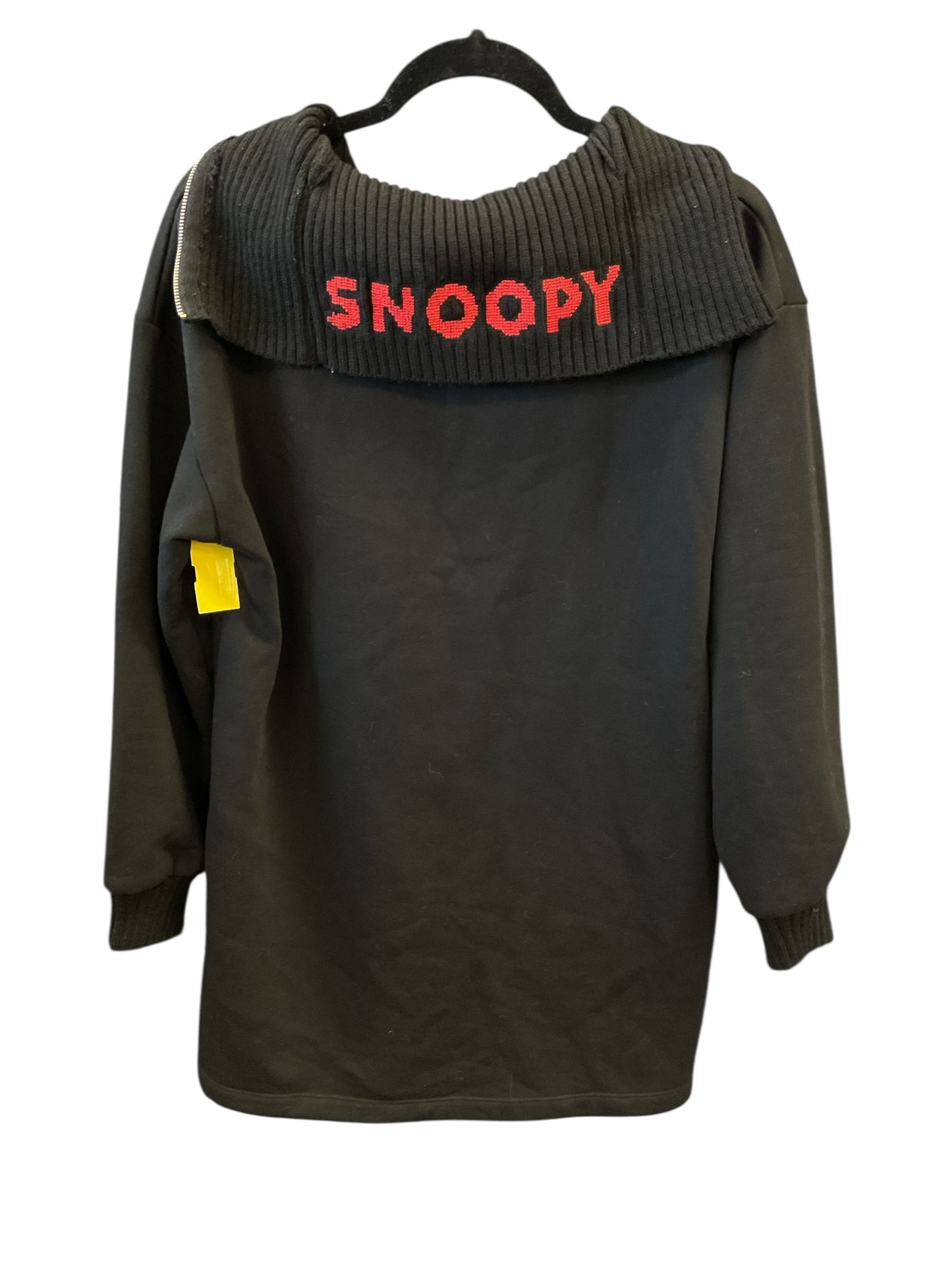 Sweatshirt Collar By Zara In Black, Size:S