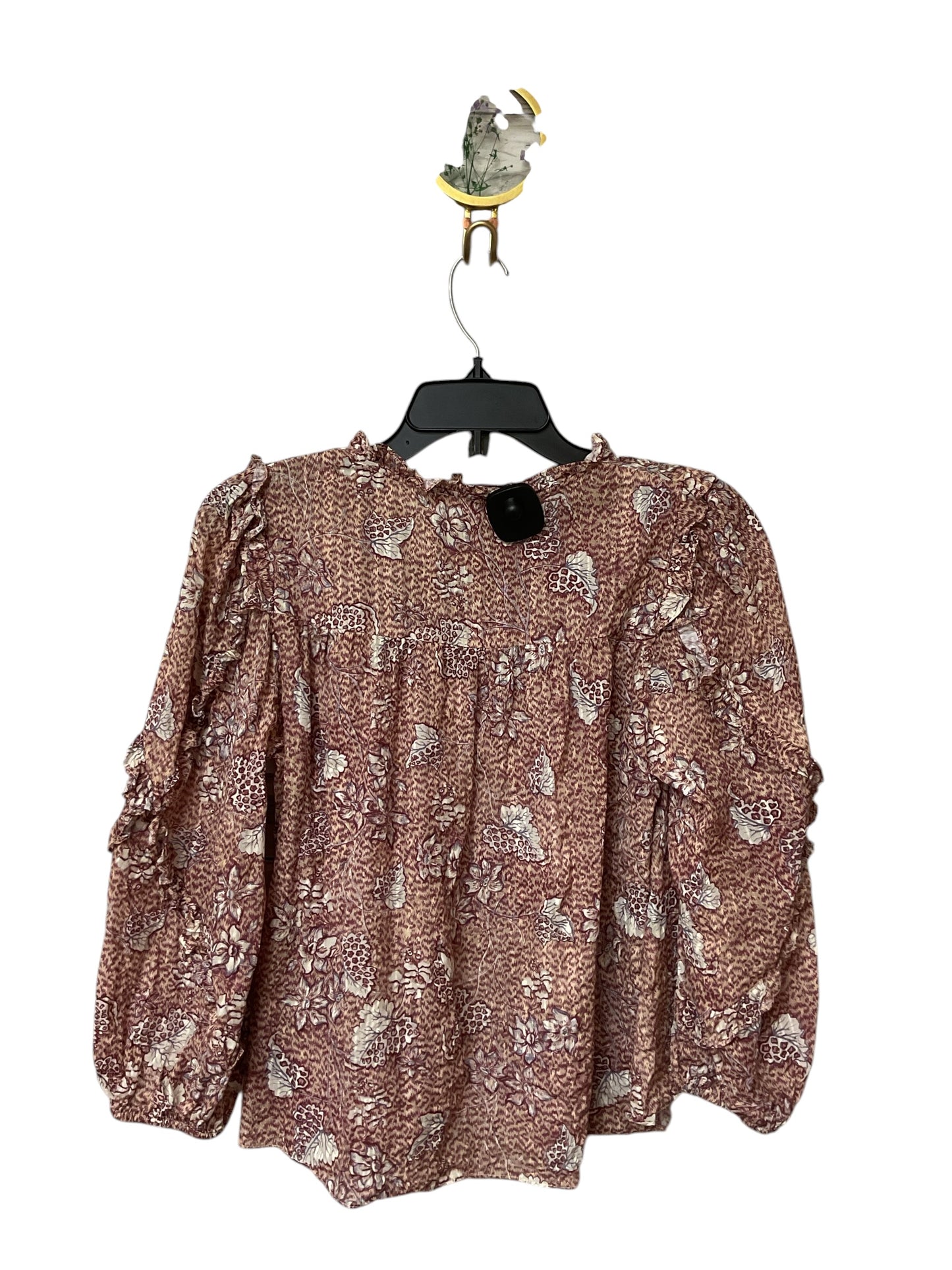 Top Ls By Ulla Johnson In Brown & Purple, Size:4