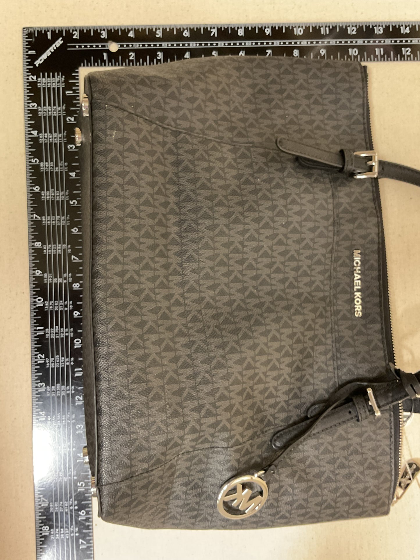 Handbag Designer By Michael Kors In Black, Size:Medium